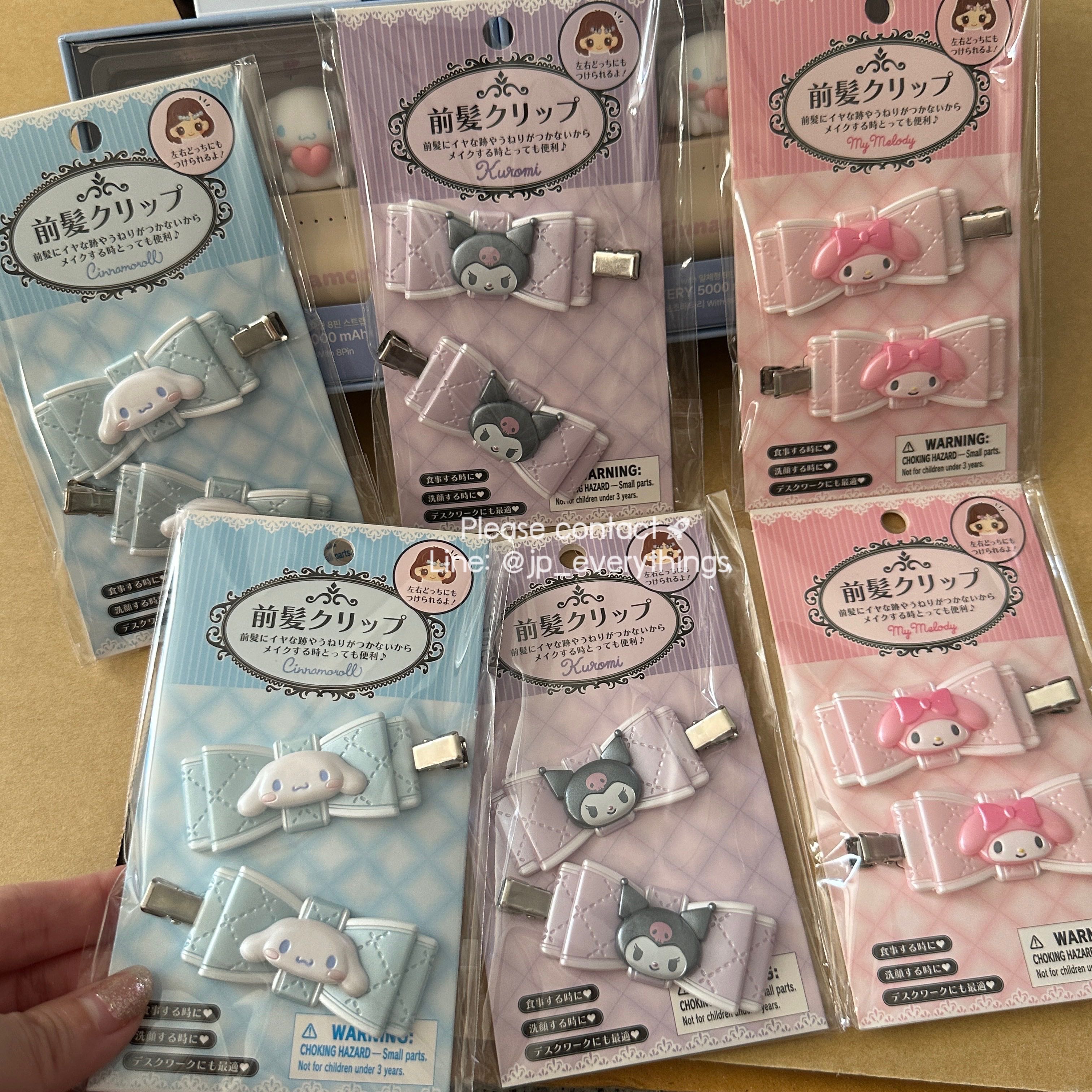 Ribbon sanrio pins กิ๊ฟติดผม (พร้อมส่ง)