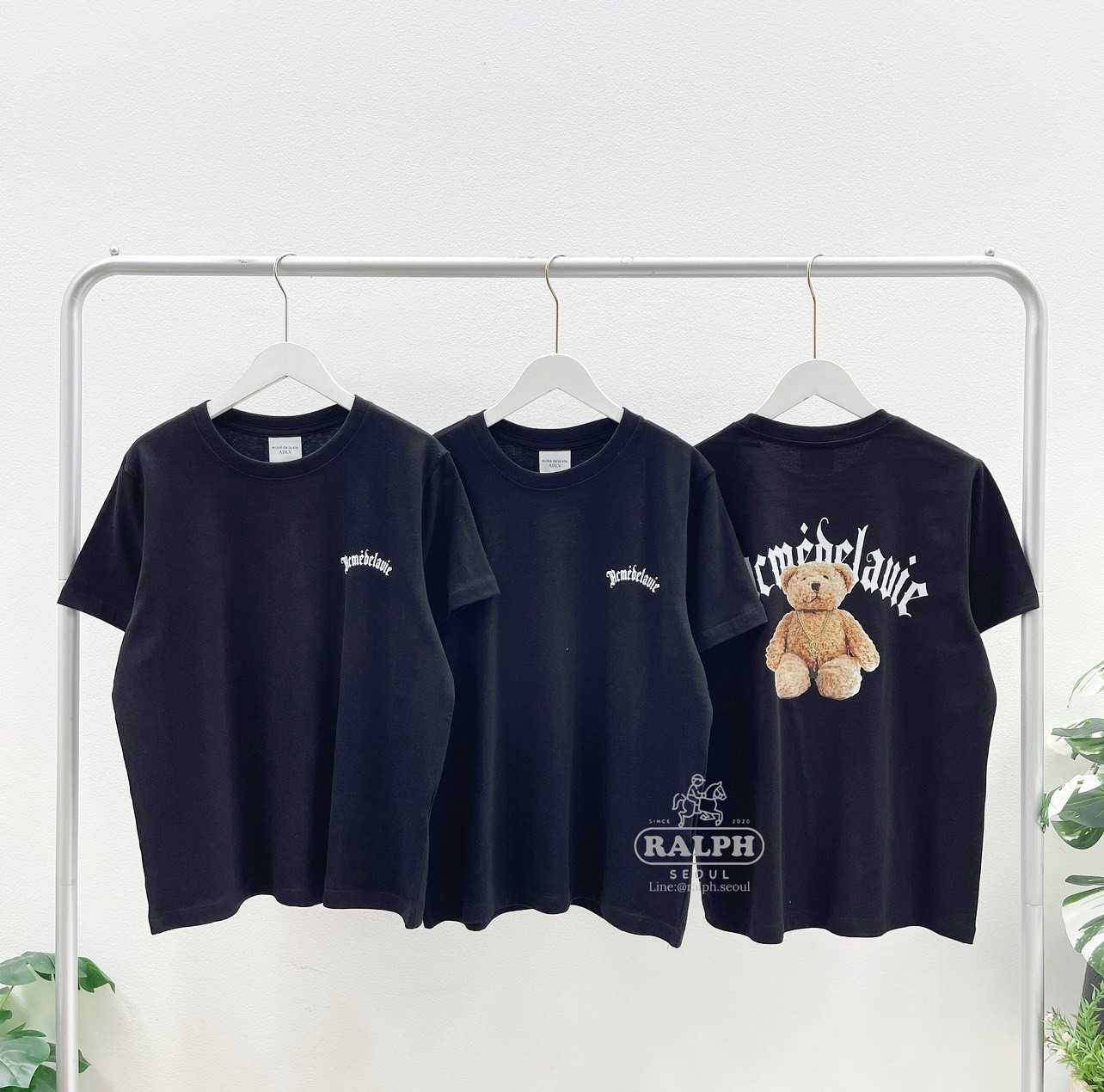 NEW !! ADLV Lisa T-Shirt_Black  (Women Size)