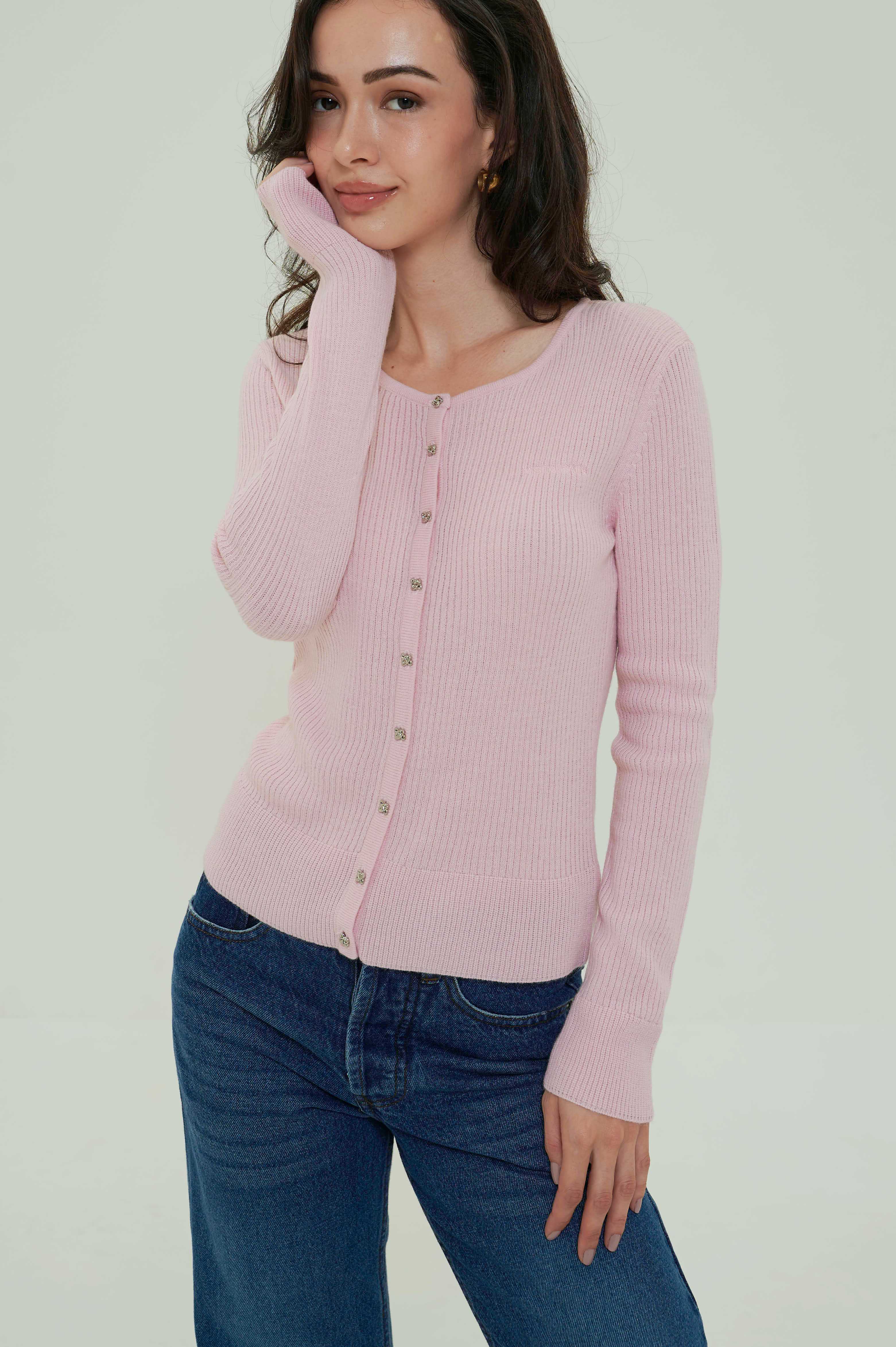 Leon Cardigan - Pink
