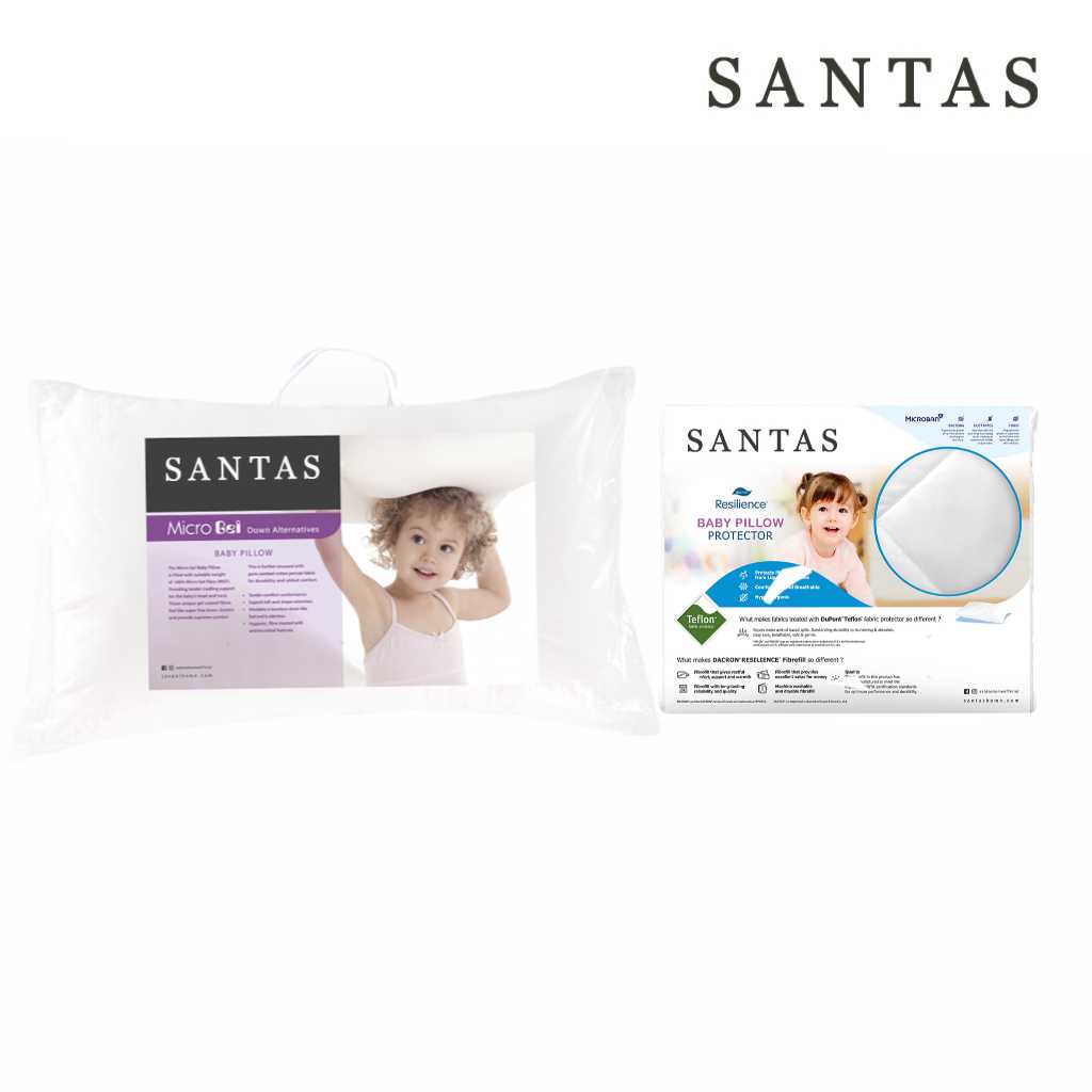 หมอนหนุนเด็ก Micro Gel Baby Pillow + Baby Pillow Protector