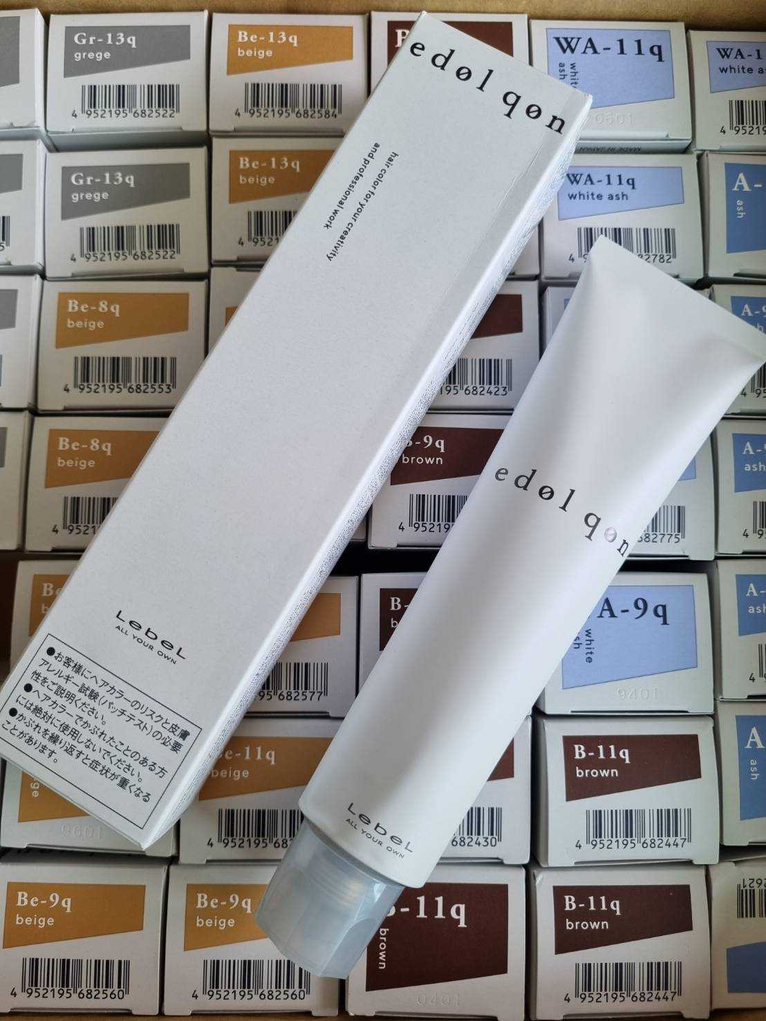 Lebel edol qon hair color cream 120ml ครีมปิดผมขาวจากญี่ปุ่นพร้อมตัวผสม 120ml