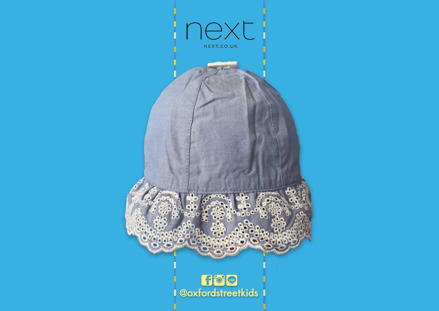 𝐒𝐀𝐋𝐄❗️ [3-12M] Girls Next Soft Bucket Hat หมวกระบายเด็ก
