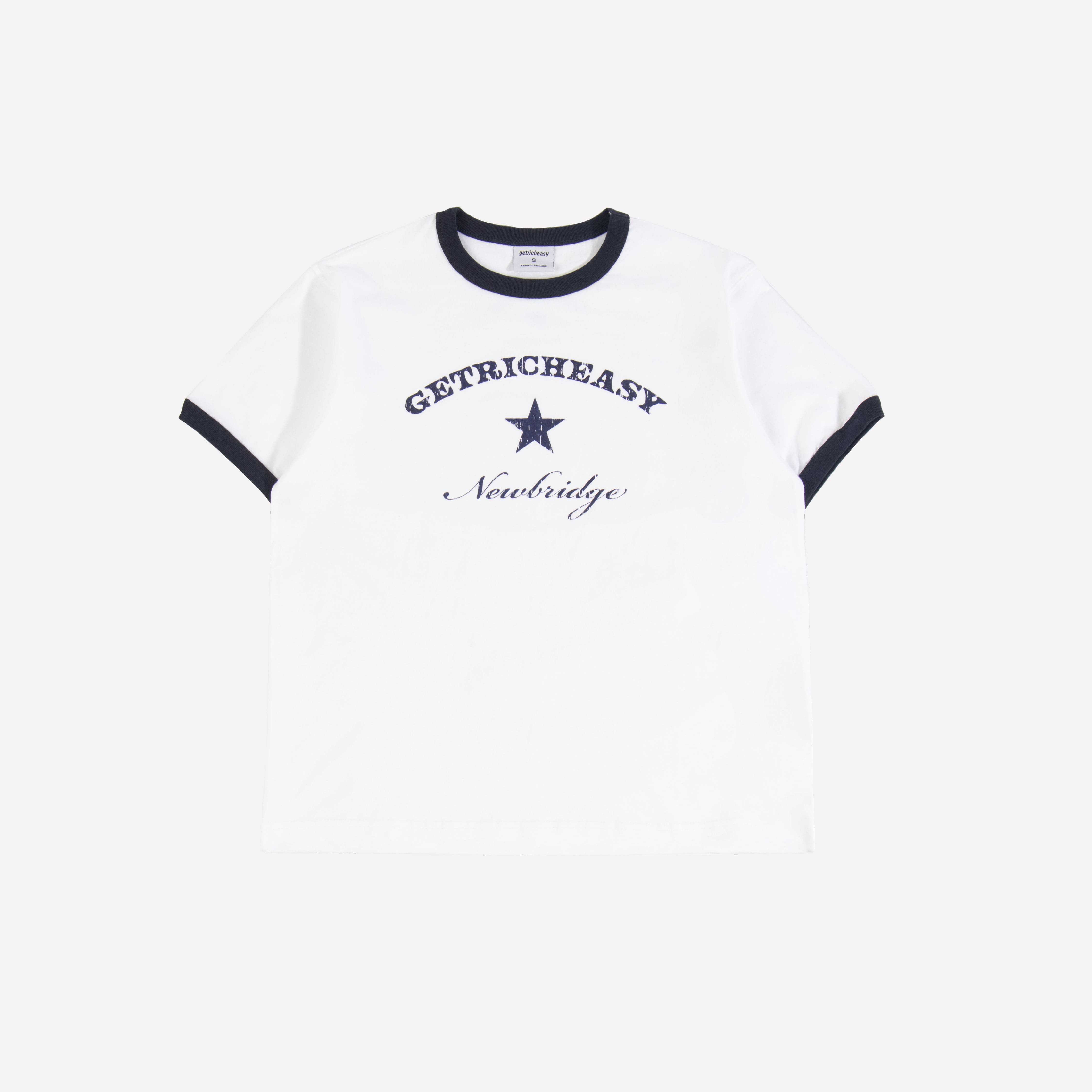 Getricheasy Ringer Tee White