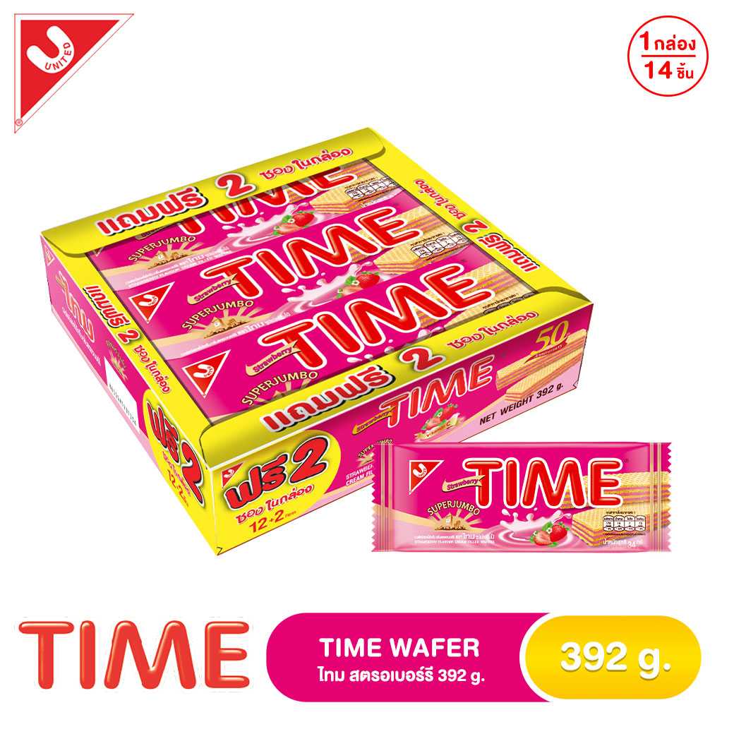 ไทมสตรอเบอร์รี่  1x12x12 (แถม2) 392 g
