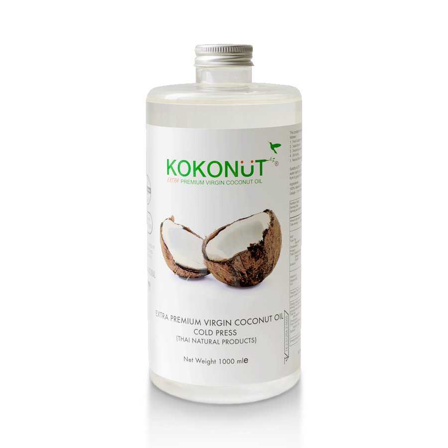 KOKONüT Extra Virgin coconut oil น้ำมันมะพร้าวสกัดเย็น สำหรับทาน ลดความอ้วน คีโต