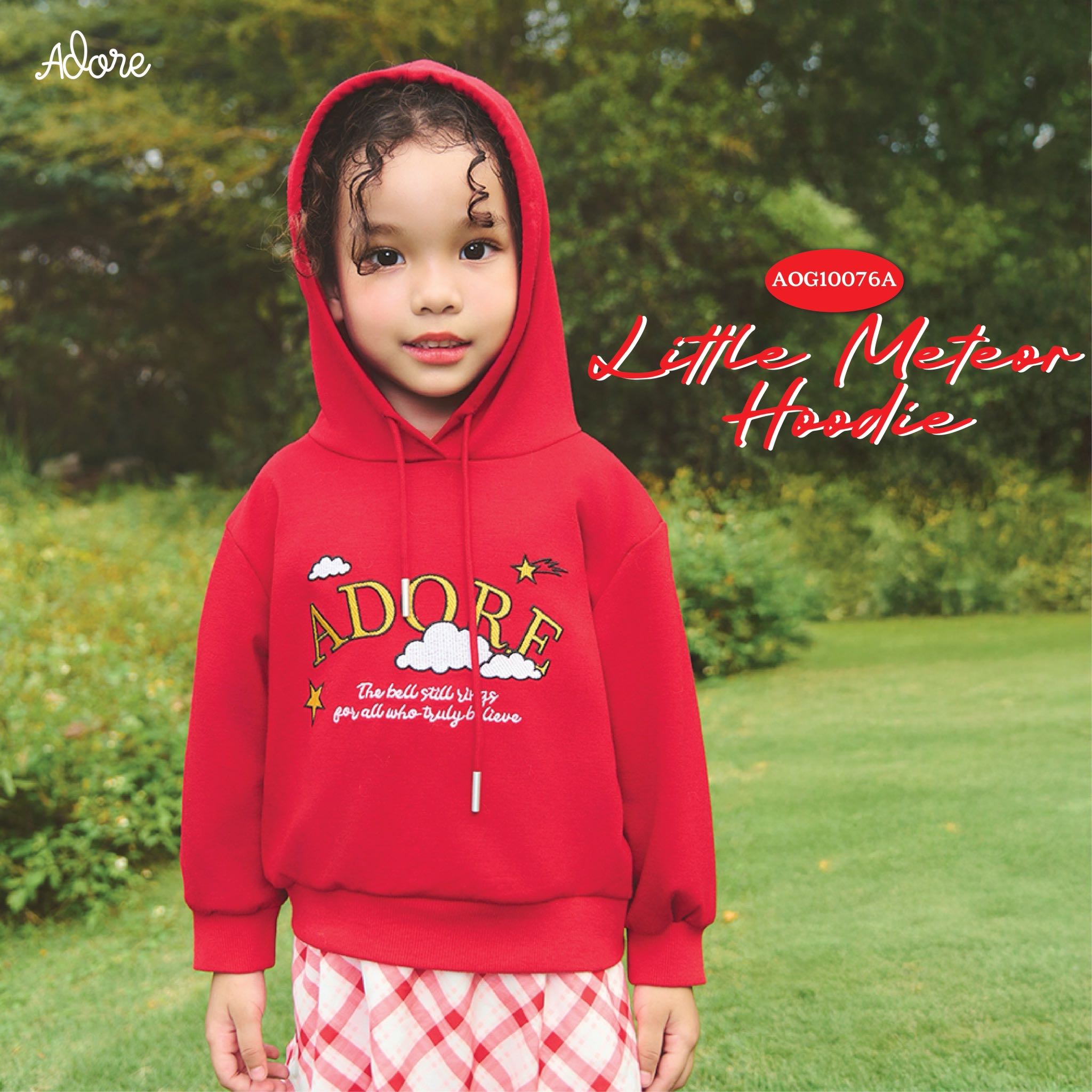 ADORE2112 AOG10076A : LITTLE METEOR HOODIE