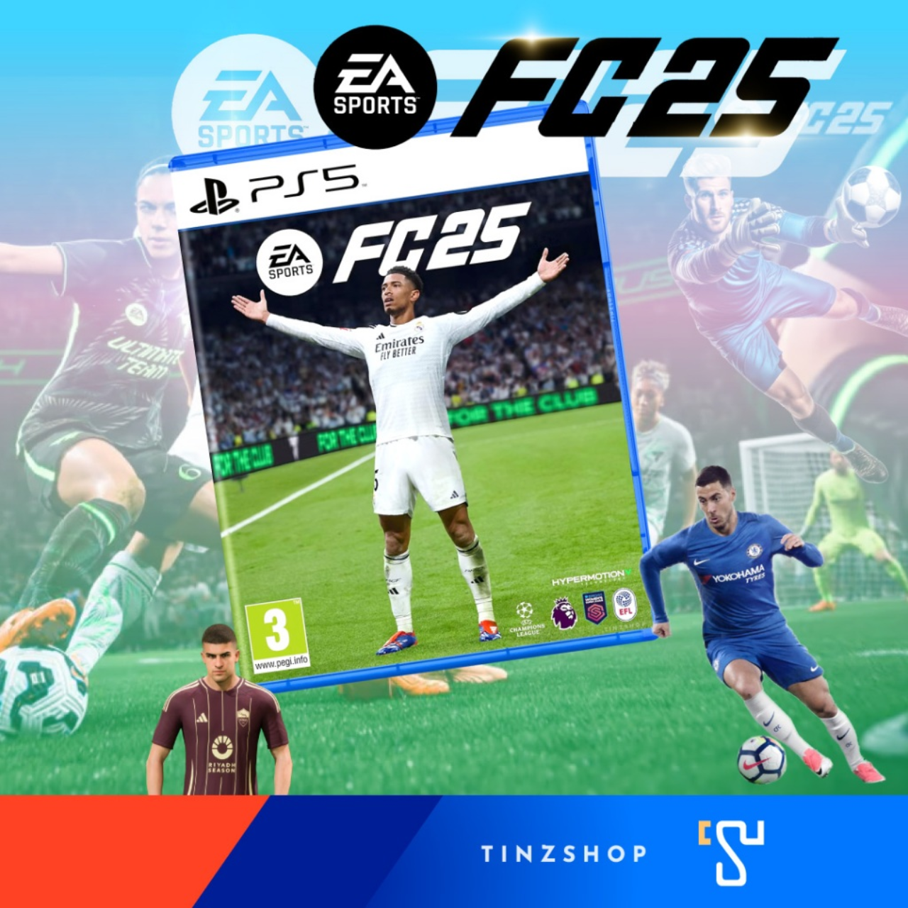 PlayStation5 PS5 Game EA Sports Fc 25 Standard Edition Zone Asia / เกม PS5