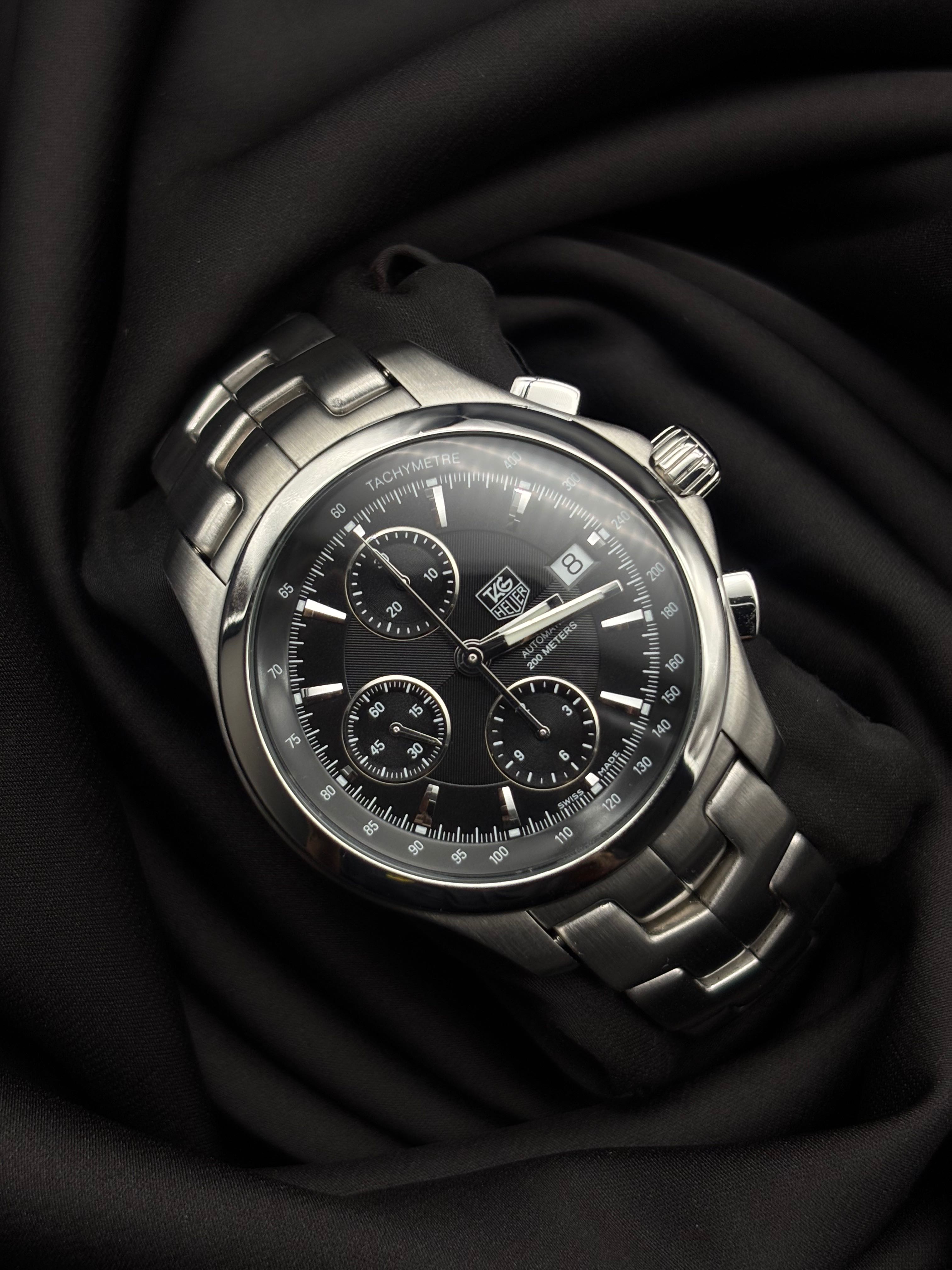 Tag Heuer King Link G3 ขอบเรียบ จับเวลา Auto