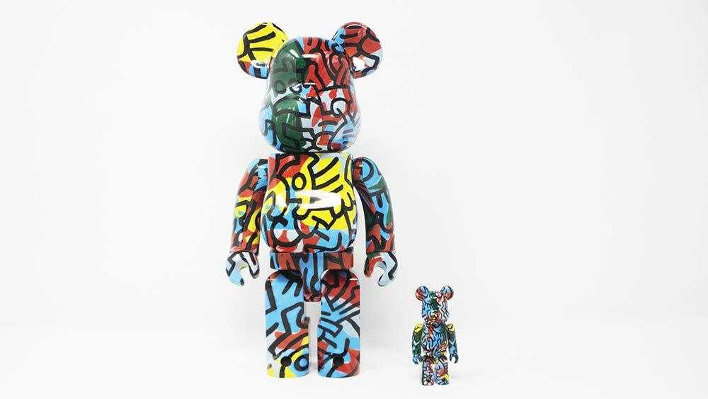 [พร้อมส่ง] Be@rbrick Keith Haring #3 100% 400%