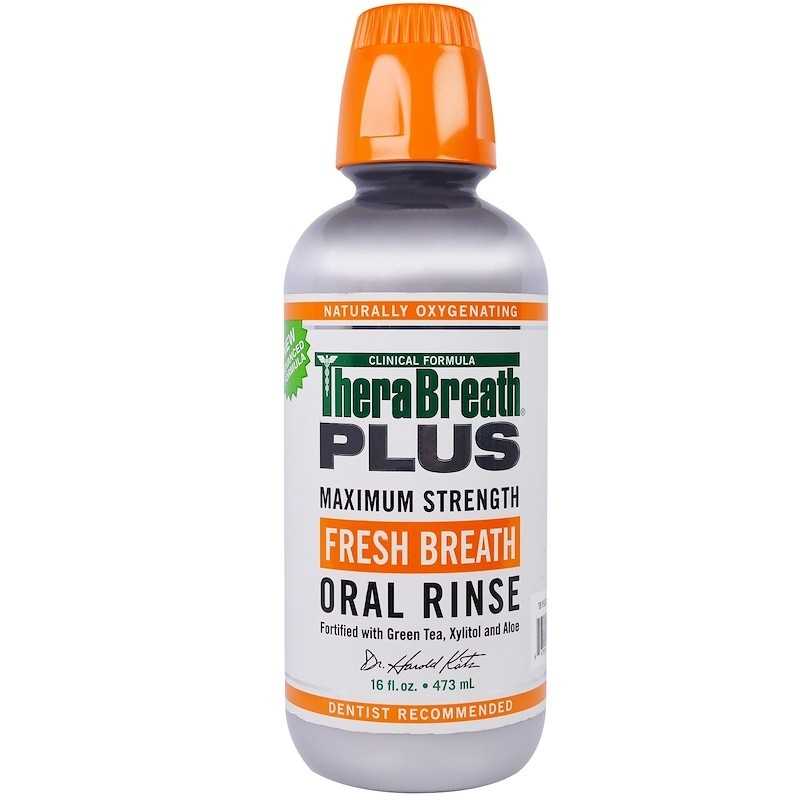 น้ำยาบ้วนปากสูตรเข้มข้น TheraBreath Plus Maximum Strength