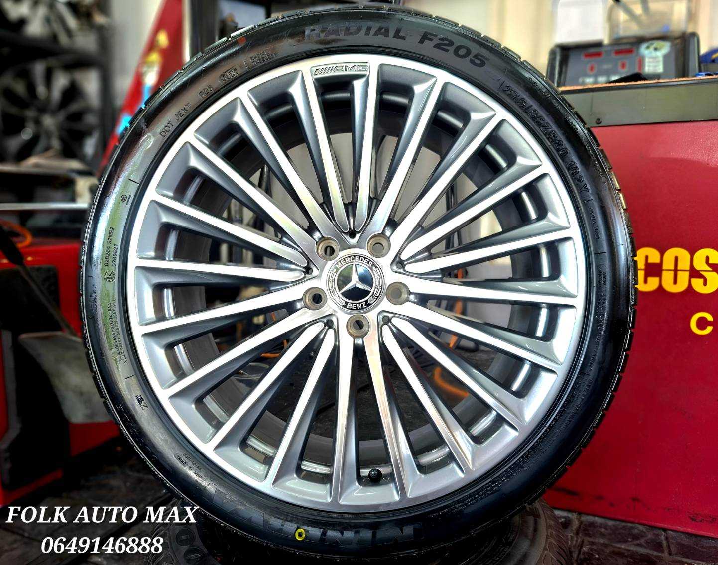 ปี25 ล้อ Mercedes Benz แท้ AMG  S-Class ขอบ20 หน้า 8 ET 33   1744668  91292668  91290668 