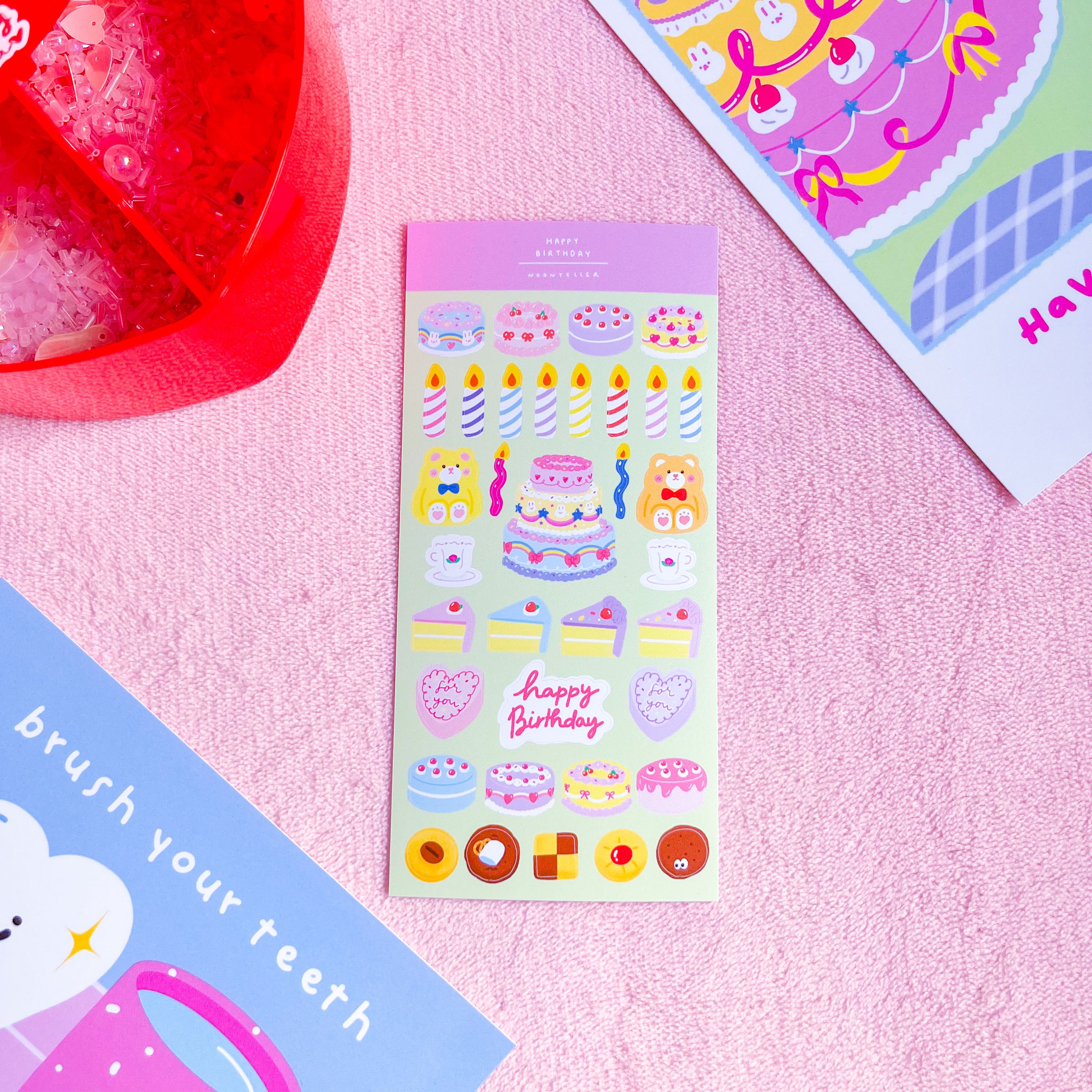 Diecut Sticker : สติกเกอร์ไดคัท birthday