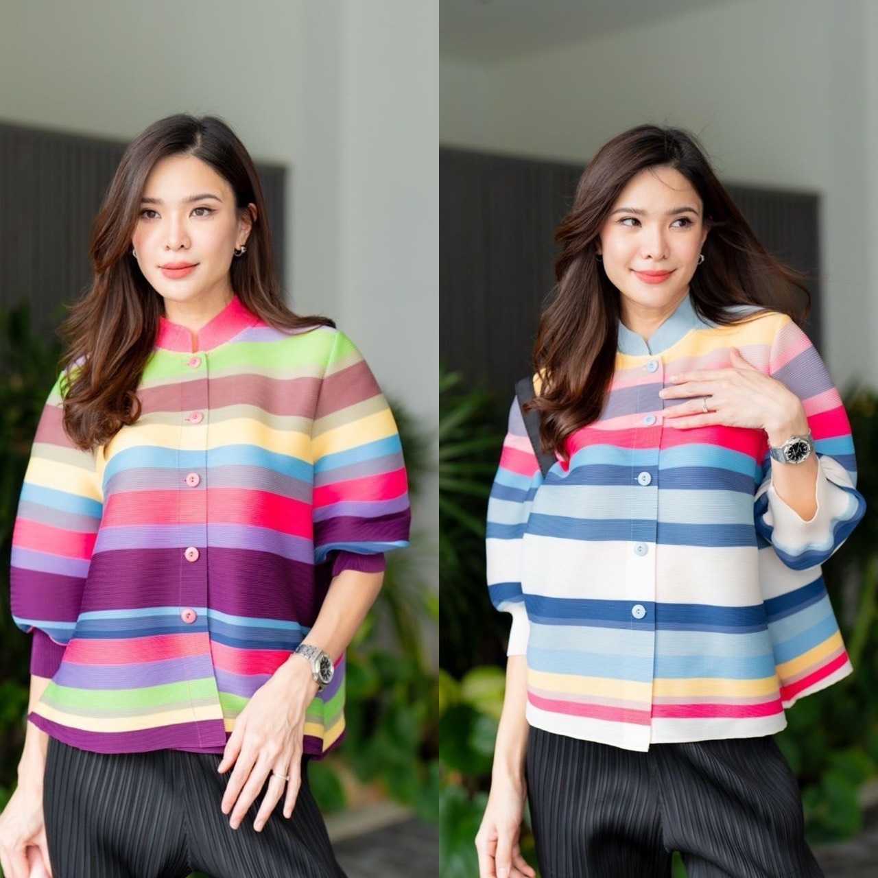 เสื้ออัดพลีท - Solimon Izzey Plzzz Top