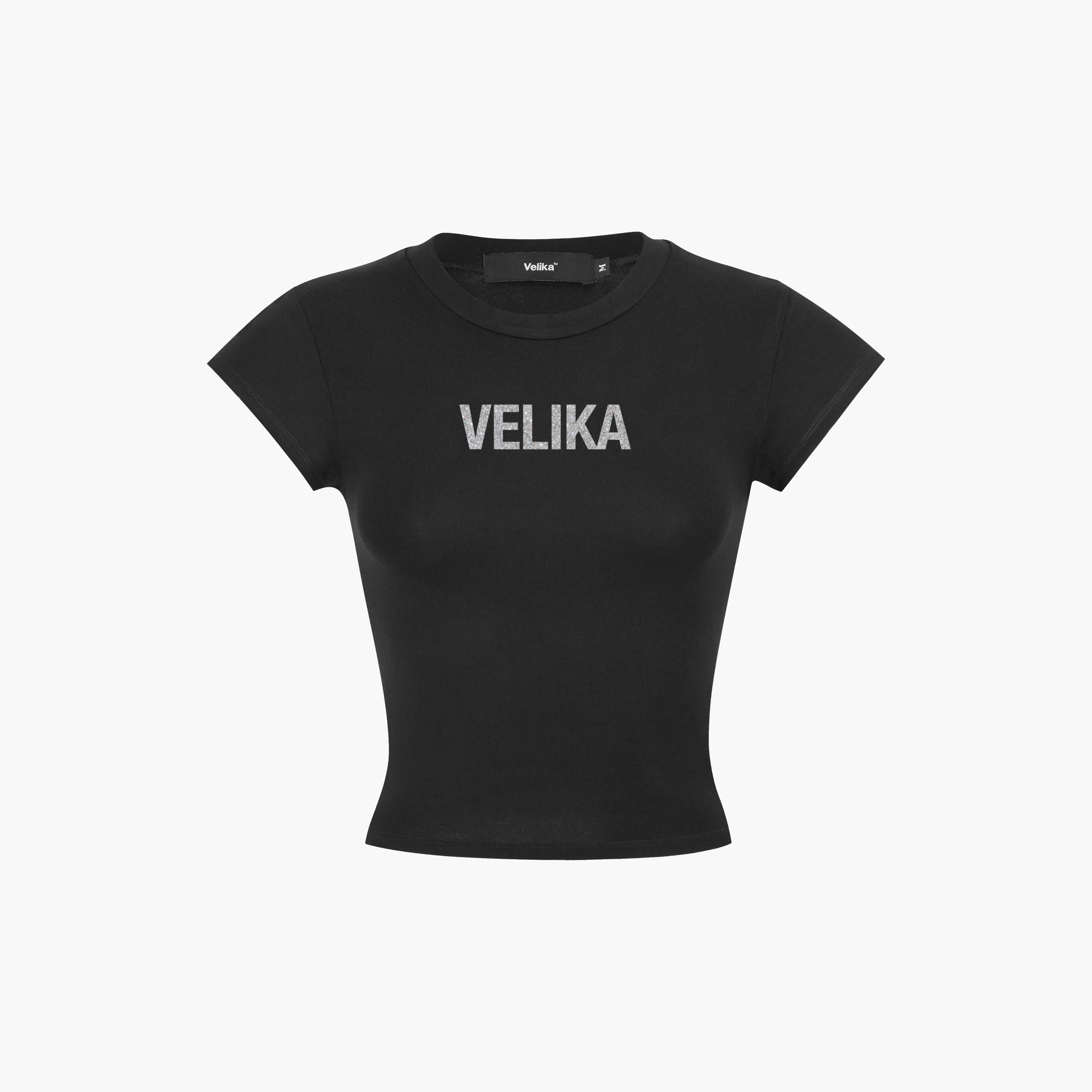 Glitter Logo Baby Tee [ 3 Colors Way]