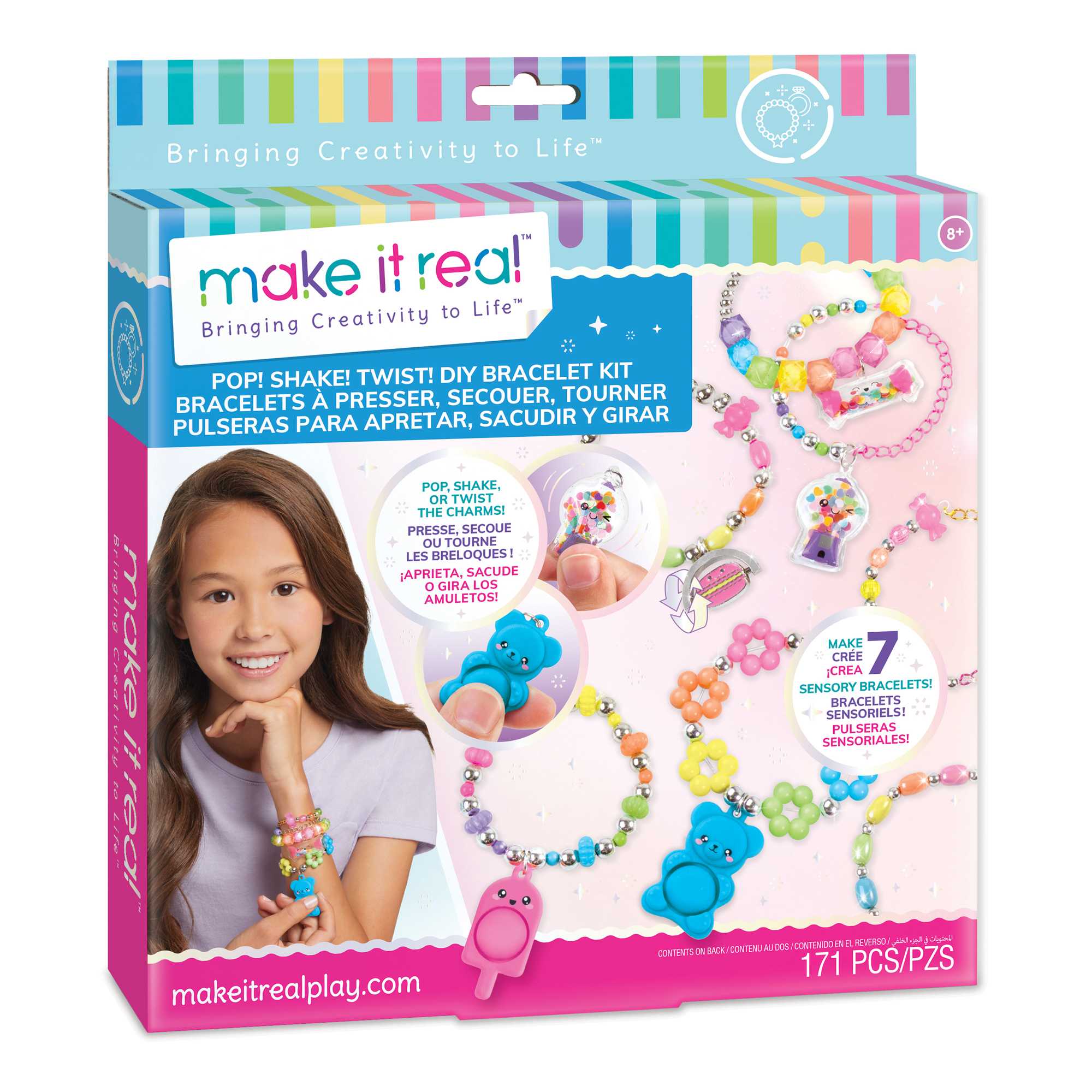 MIR1328 - Pop! Shake! Twist! DIY Bracelet Kit ชุดเครื่องประดับDIY รุ่นป๊อป เชค ทวิส