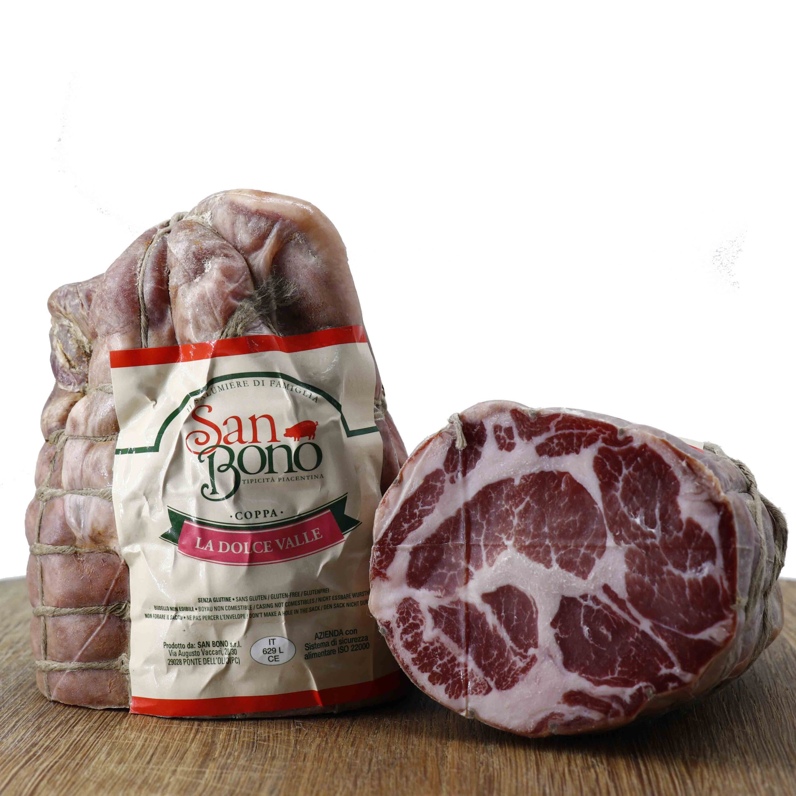 Coppa Stagionata Air-Cured Pork Meat - 100gr