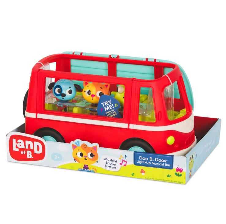 Doo B. Doos Light-Up Musical Bus รถบัสของเล่น