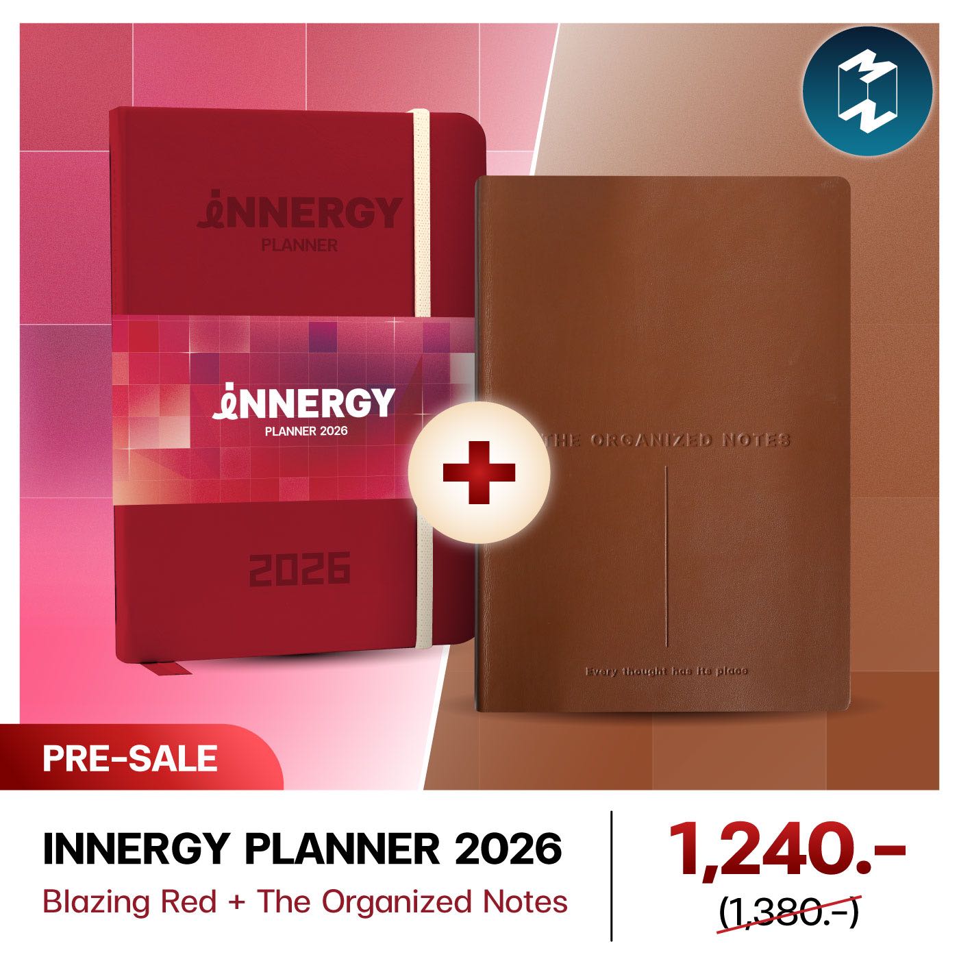 [Pre-Sale]Mission To The Moon INNERGY PLANNER 2026 - Blazing Red + Organized Note