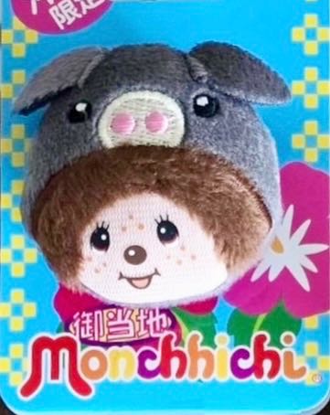 Monchhichi Face Push Pin  เข็มกลัด