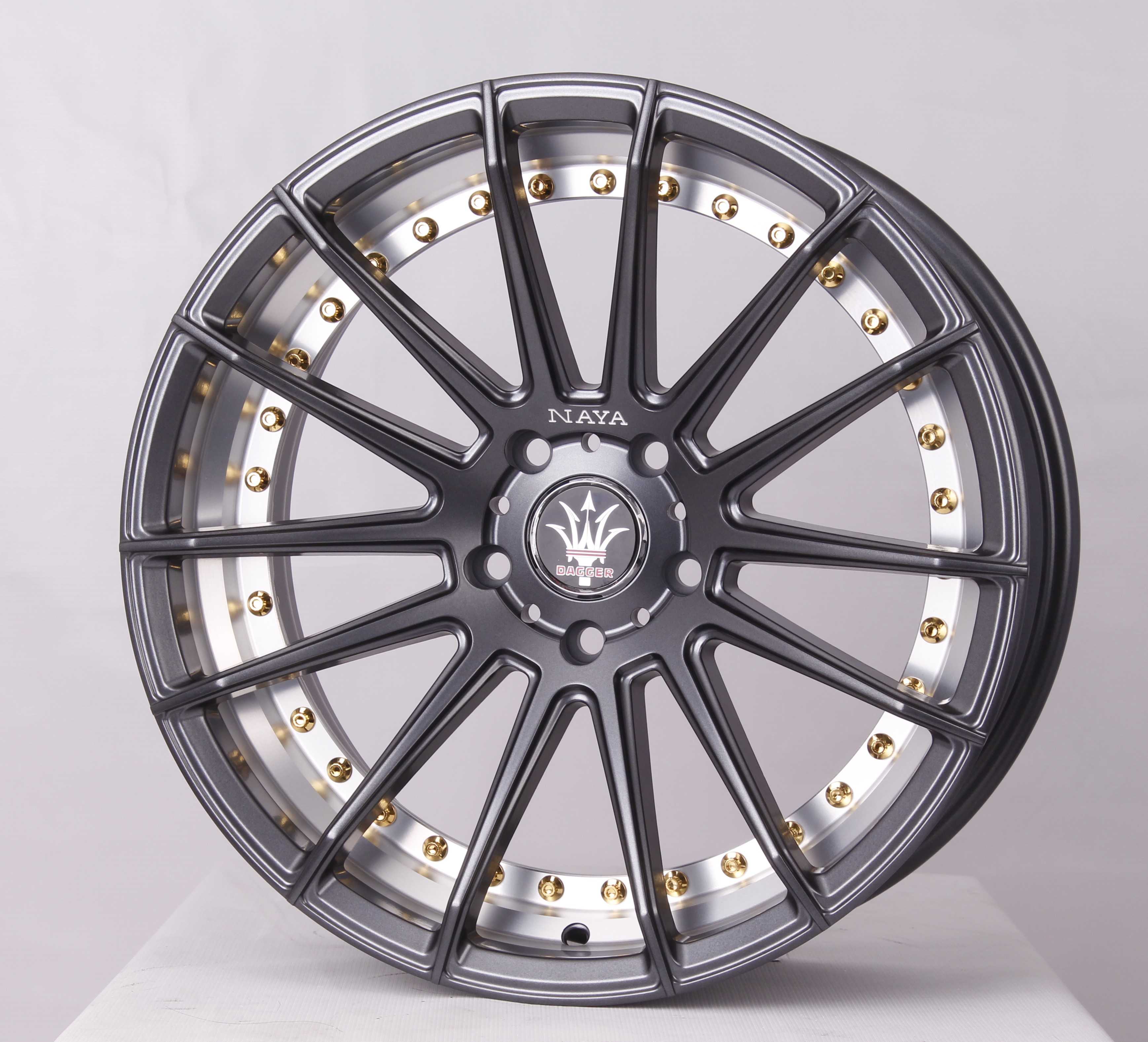 แม็กซ์ DAGGER/TAURUSA 18X8.0 5X114.3 ET40 CB.73.1 (N)DE-XZ/M5สีกันด้านCNCท้องล้อ+ตัวหนังสือ