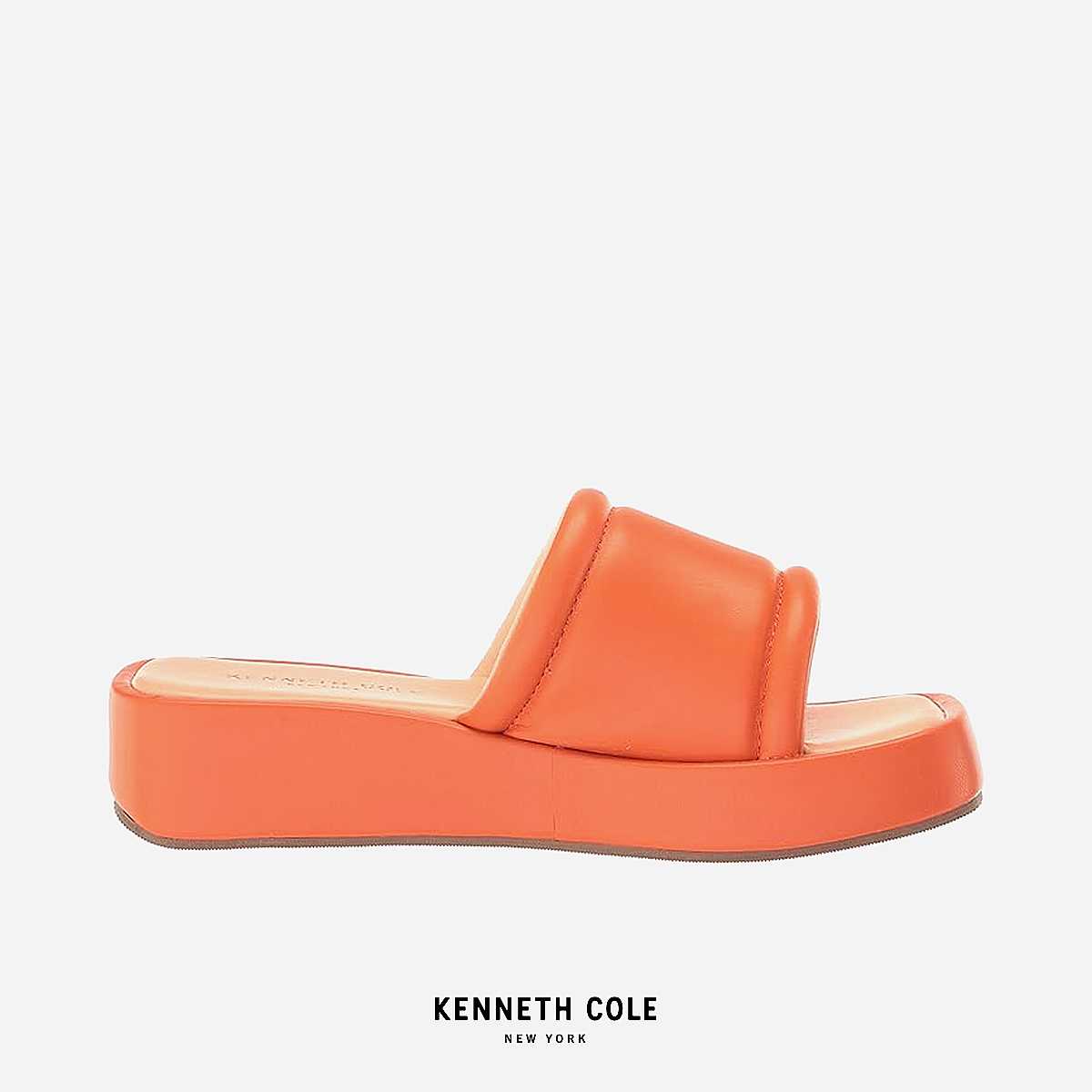 KENNETH COLE รองเท้าส้นตึกผู้หญิง รุ่น ANDREANNA ORANGE สีส้ม ( WED - KL23AND05-800 )