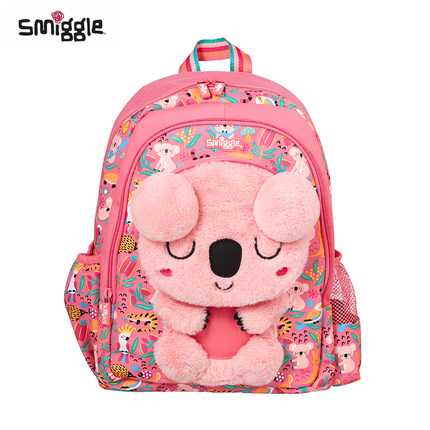 กระเป๋านักเรียนSmiggle กระเป๋า ลายโคล่าโอรส  ขนาด 14 นิ้ว ของแท้ พร้อมส่งในไทย💕✔
