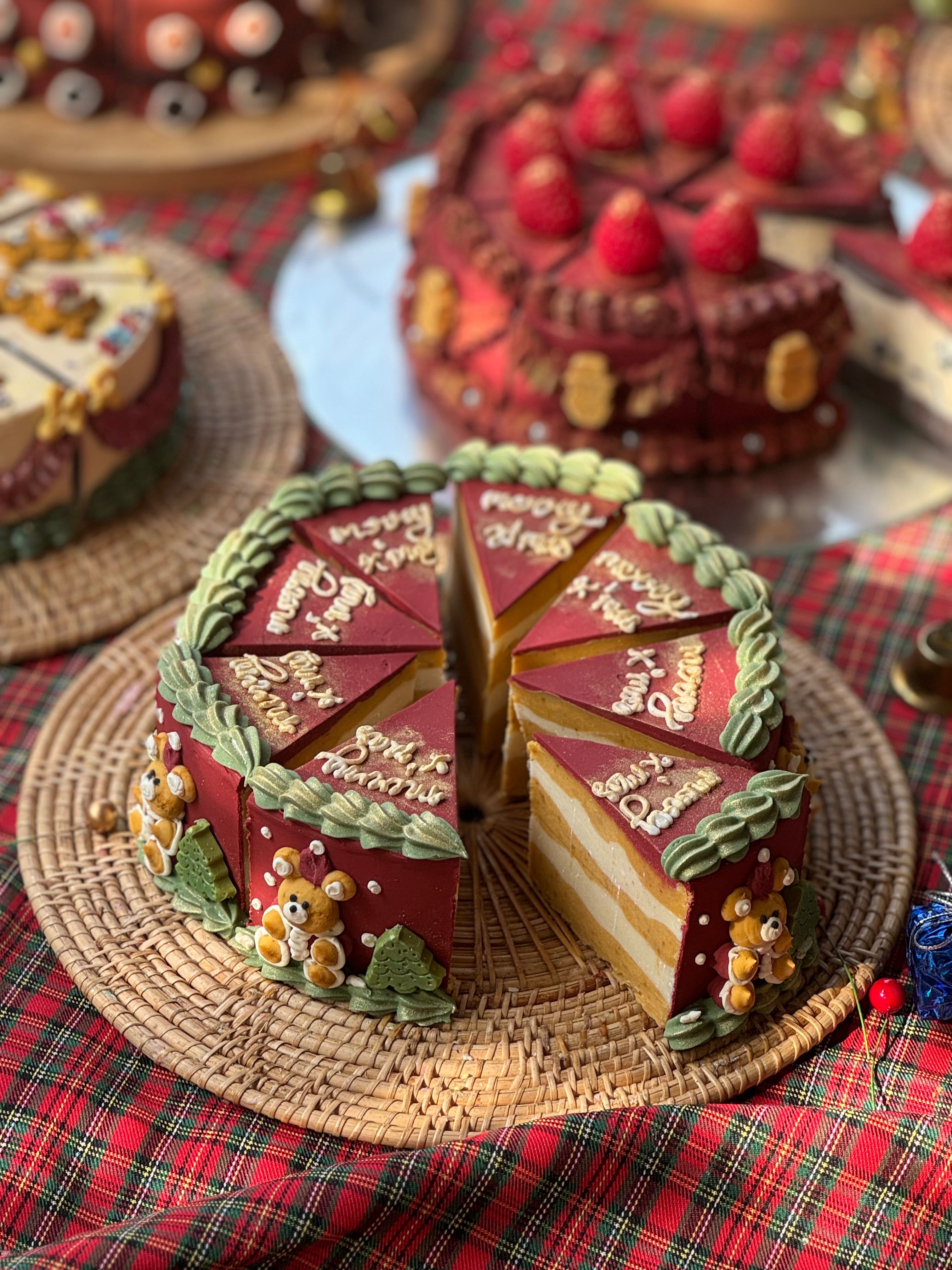 🐻🎄 Merry X‘ Mas Cake Soap | กลิ่น Joyful Xmas (กลิ่นใหม่ ✨)