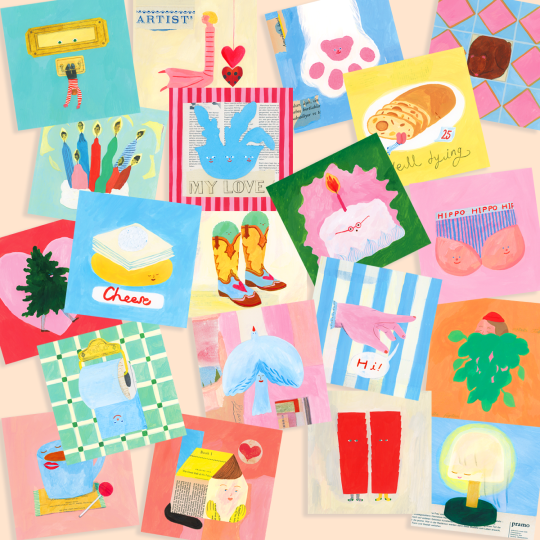 [a letter from] sticker set 20 pieces