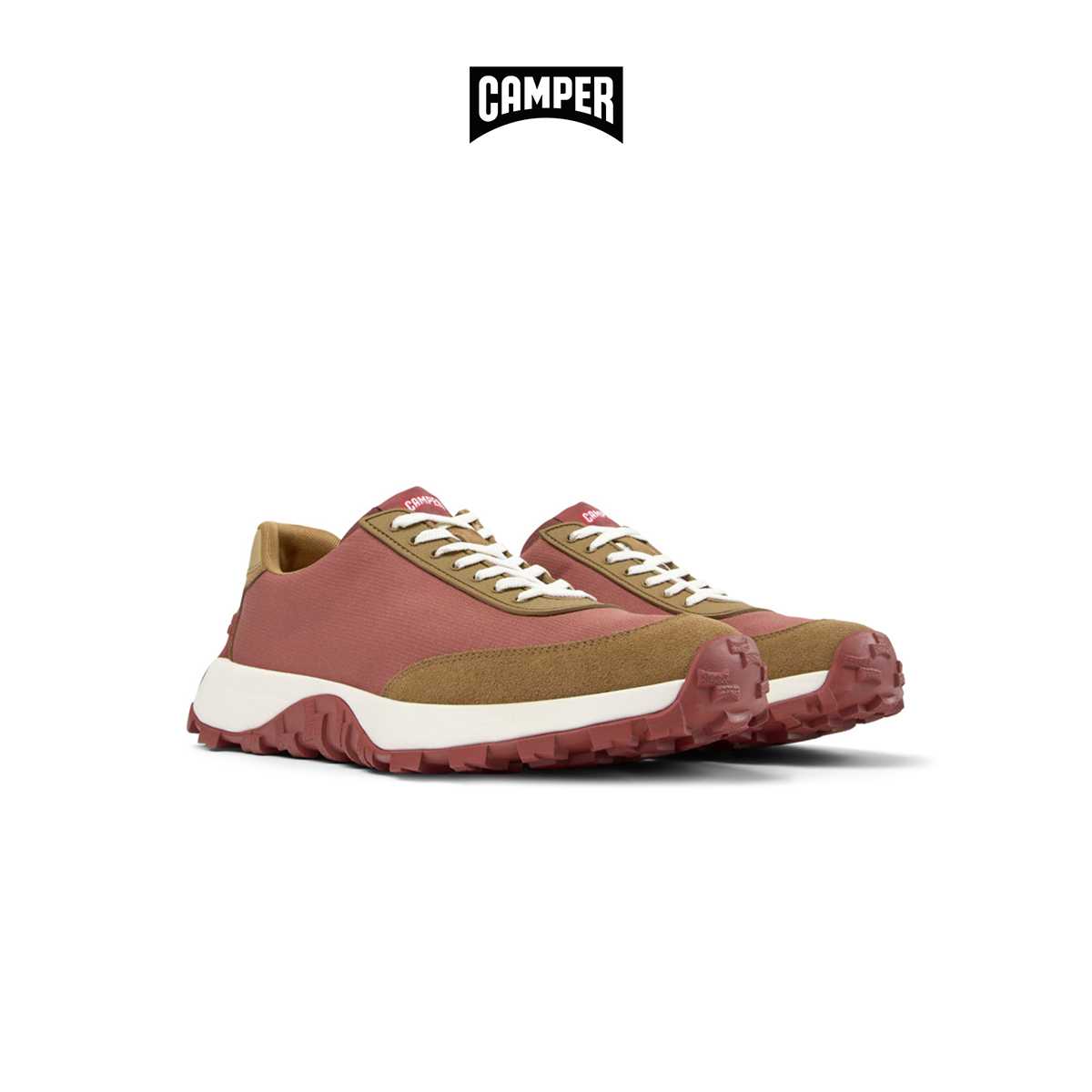 CAMPER รองเท้าผ้าใบ ผู้ชาย รุ่น Drift Trail สีแดง ( SNK -  K100864-020 )