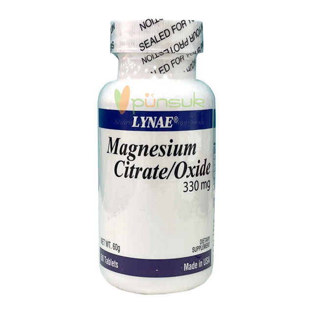 Lynae Magnesium Citrate/Oxide 330mg (60 Tablets)