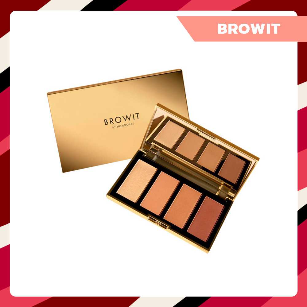 Browit Highlight And Contour ไฮไลท์ & คอนทัวร์โปรพาเลท4สี (3.5g x 4ช่อง)