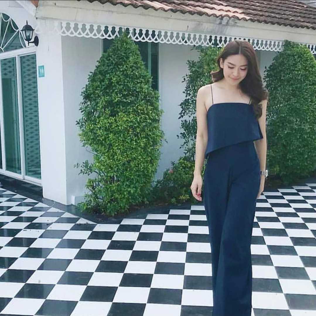 (Pre Order) Parasaya Jumpsuit Navy Blue (จัดส่งภายใน 14 วัน)