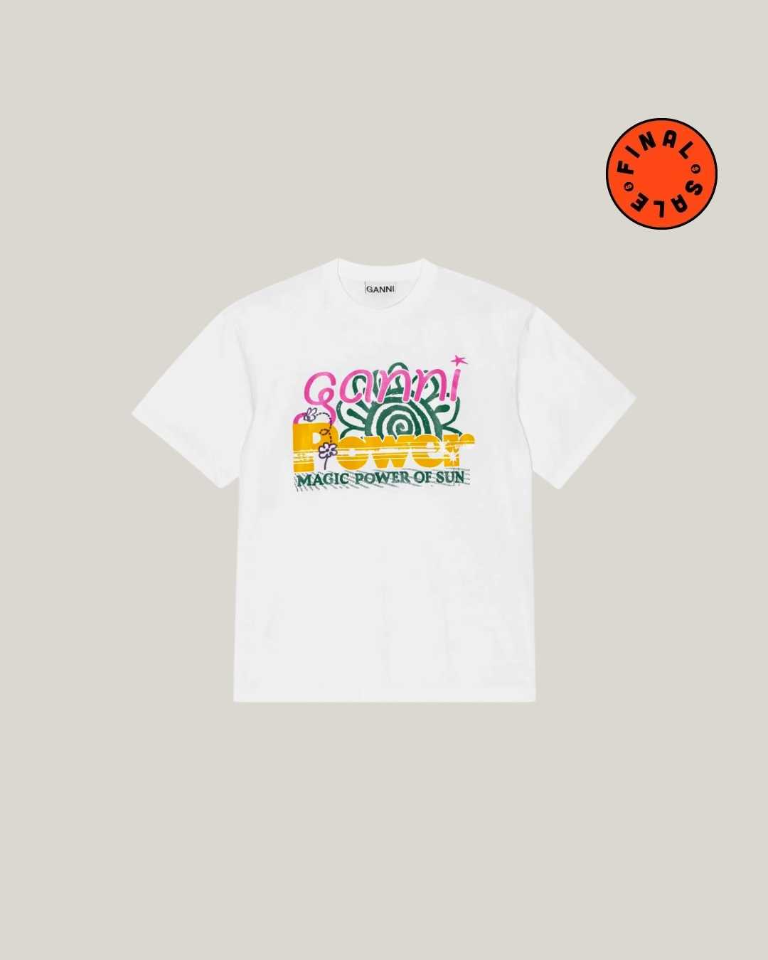 GANNI | Future Heavy Jersey Sun T-Shirt