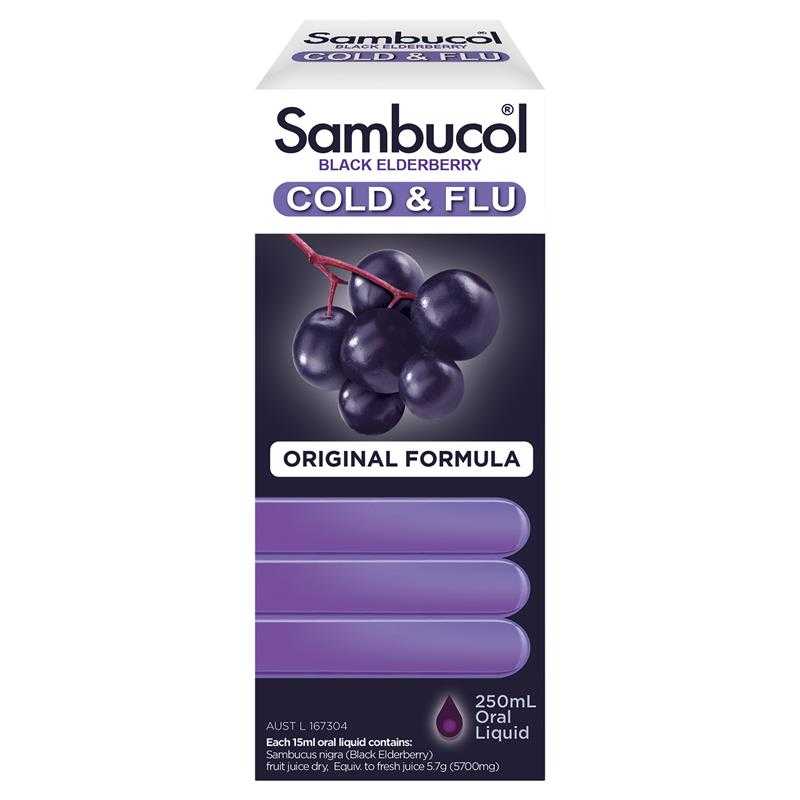 Sambucol Cold & Flu Syrup 250 ml