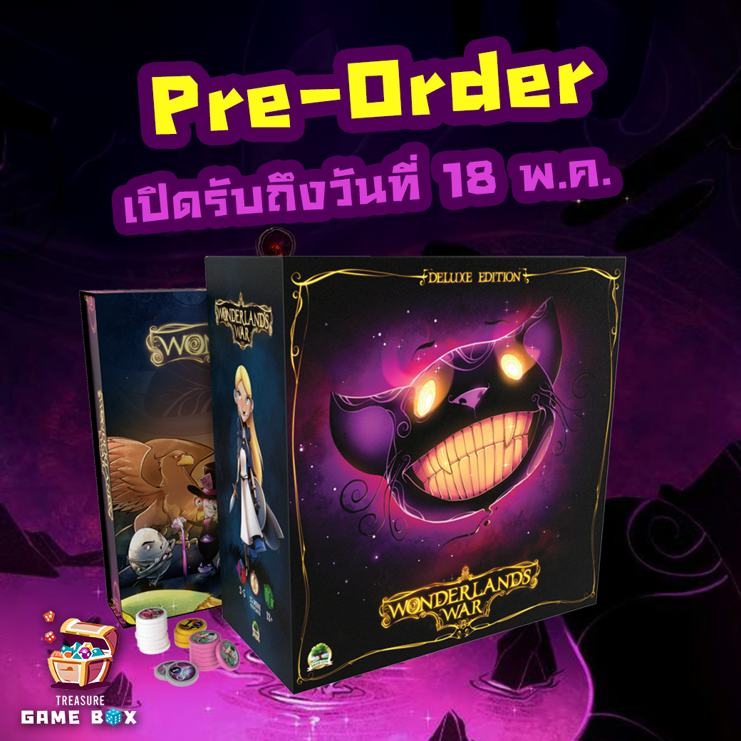 Pre-Order มัดจำ 50% Wonderland's War (ENG) [Board Game แท้]