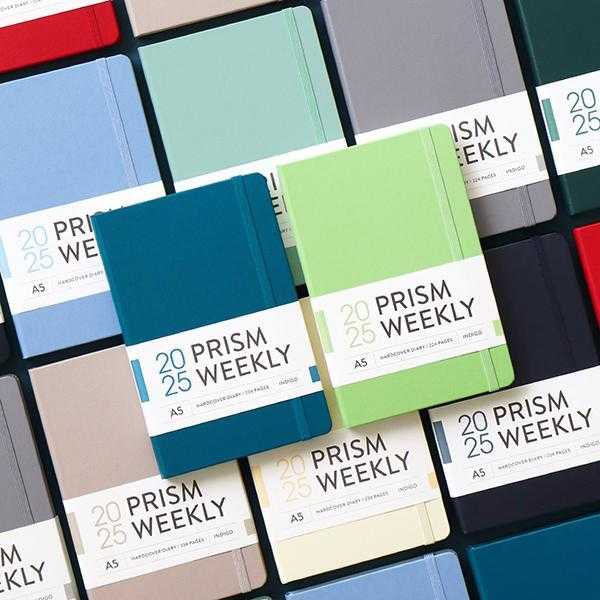 2025 Prism A5 Weekly Diary แพลนเนอร์รายสัปดาห์