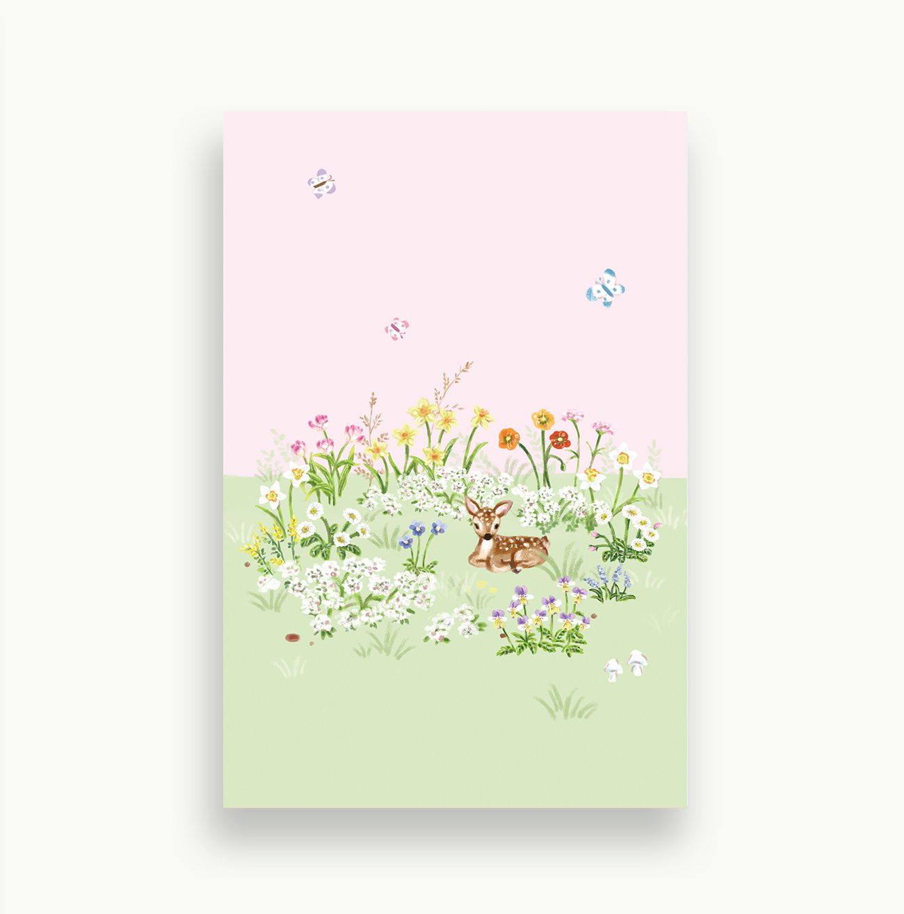 Dear U in the garden