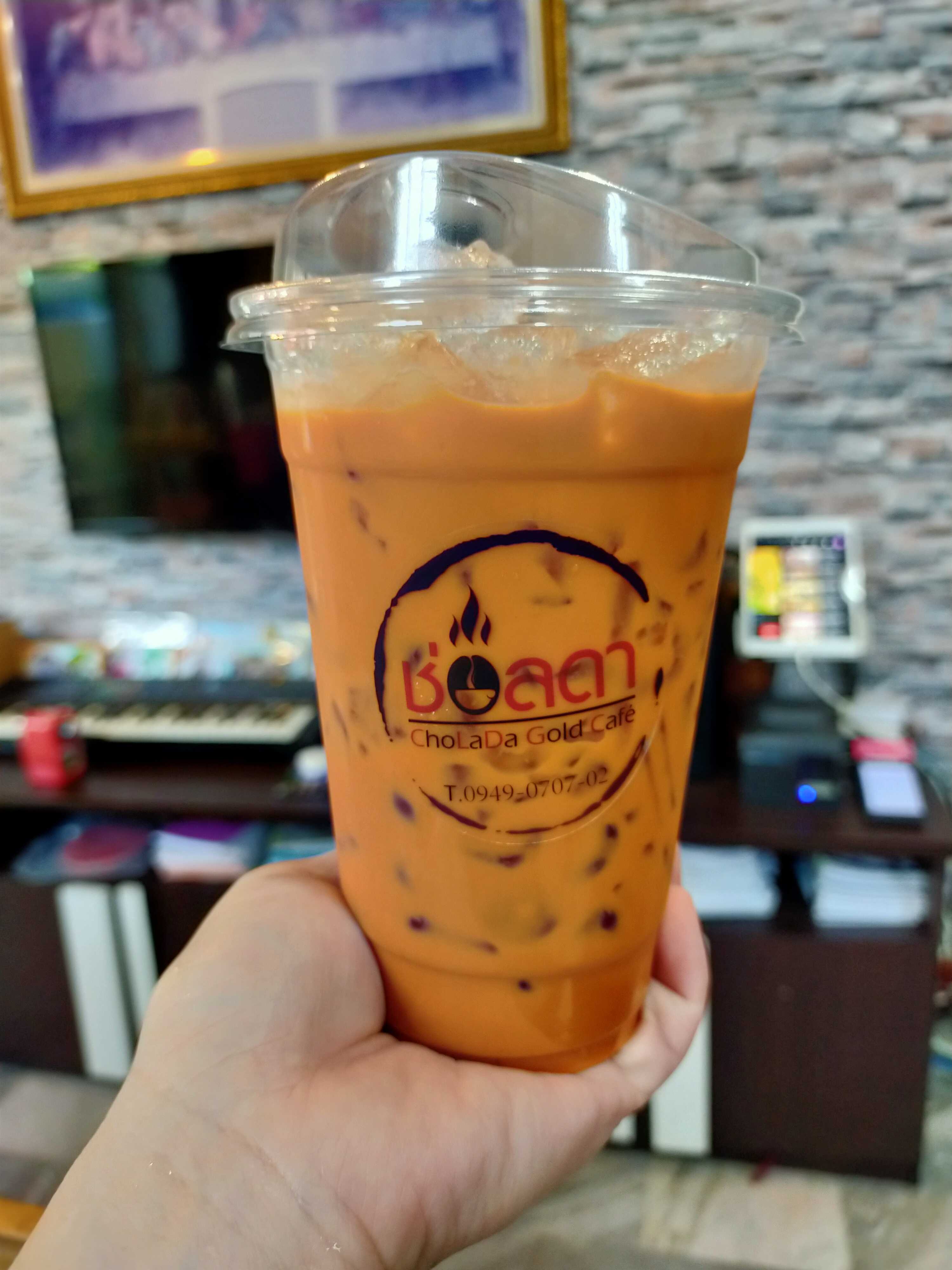 ชานมเย็น Milk thai tea