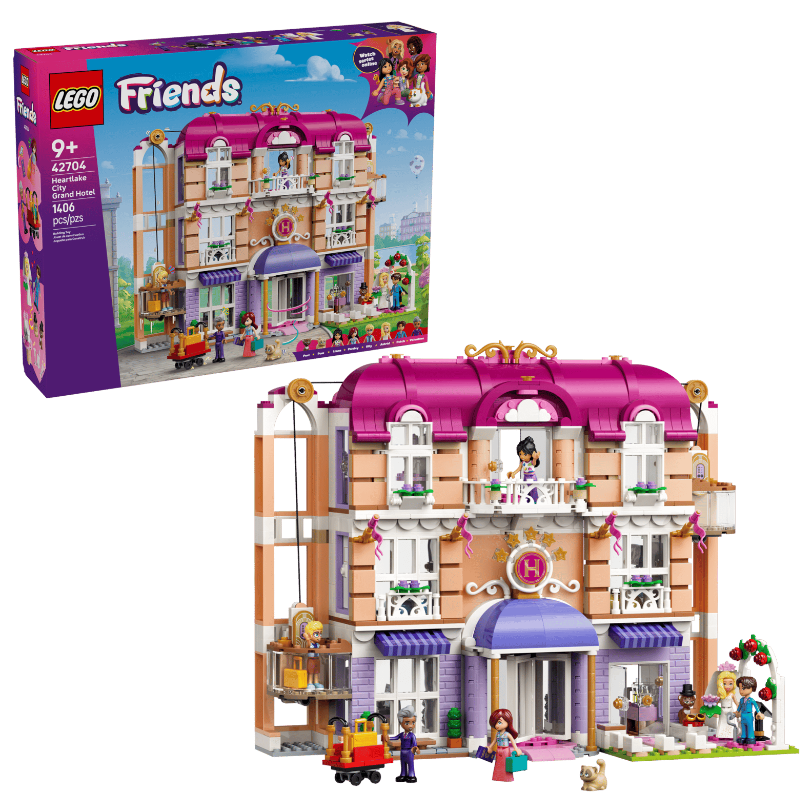 LEGO 42704 Heartlake City Grand Hotel(สินค้าซื้อแล้วไม่รับเปลี่ยนคืน)