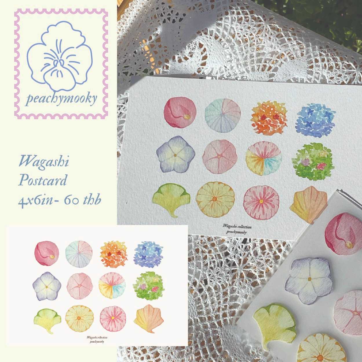 Wagashi collection postcard
