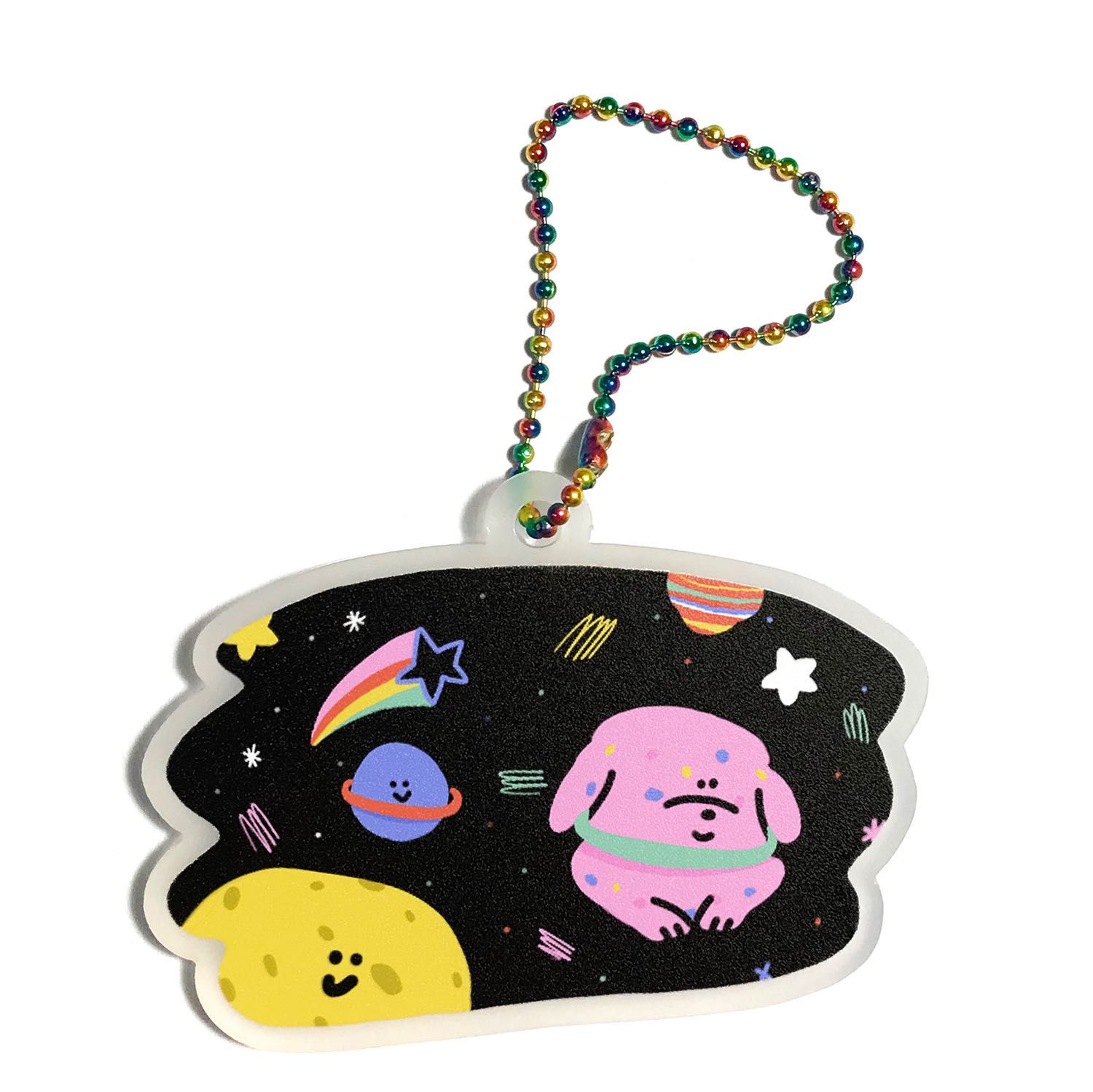keyring1 - galaxy dog