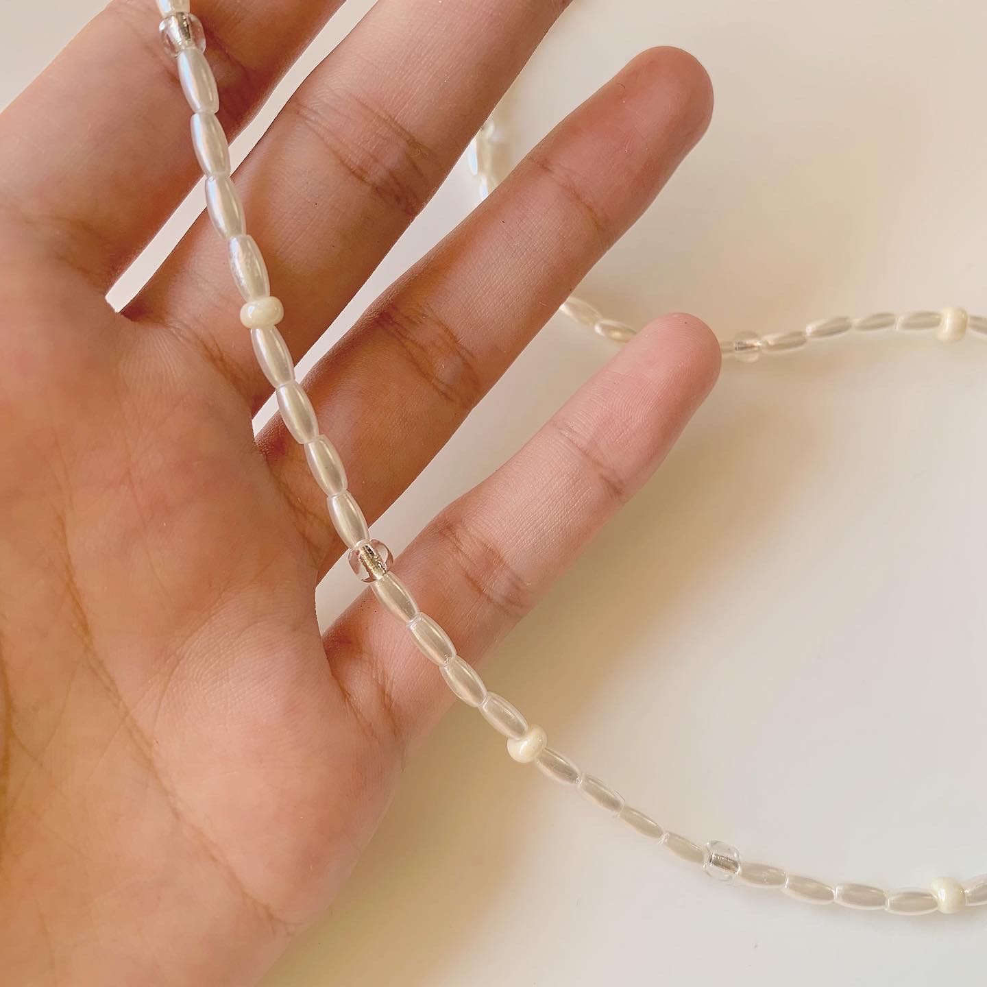 Ivory pearl necklace