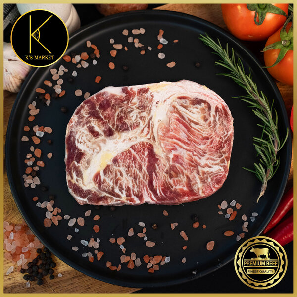 สเต็กเนื้อริบอาย นิวซีแลนด์(130-170 กรัม) เนื้อลายหินอ่อน ไขมันสวยฉ่ำ