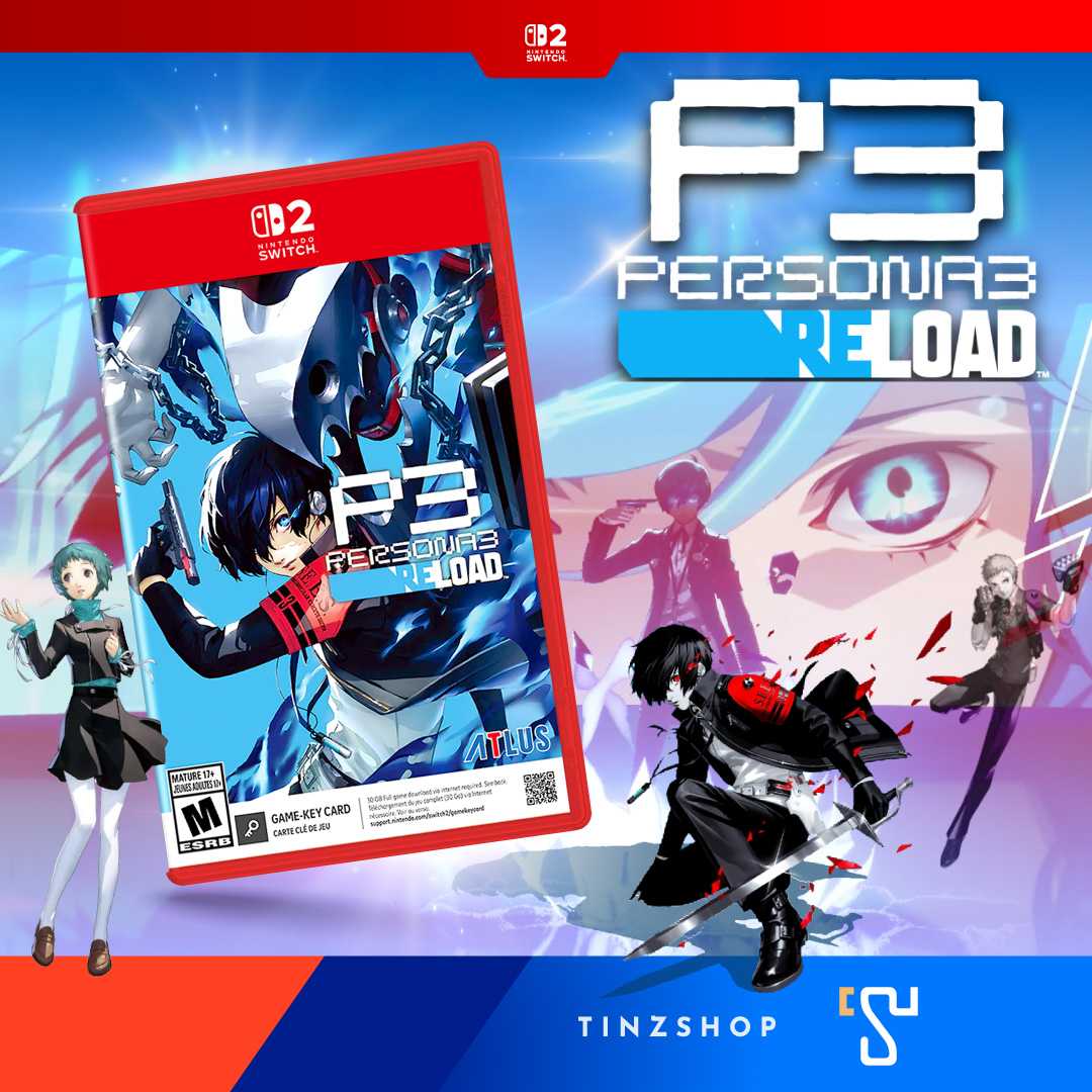 [Switch2] Nintendo Switch 2 Game Persona 3 Reload / Zone US (Game Key Card)