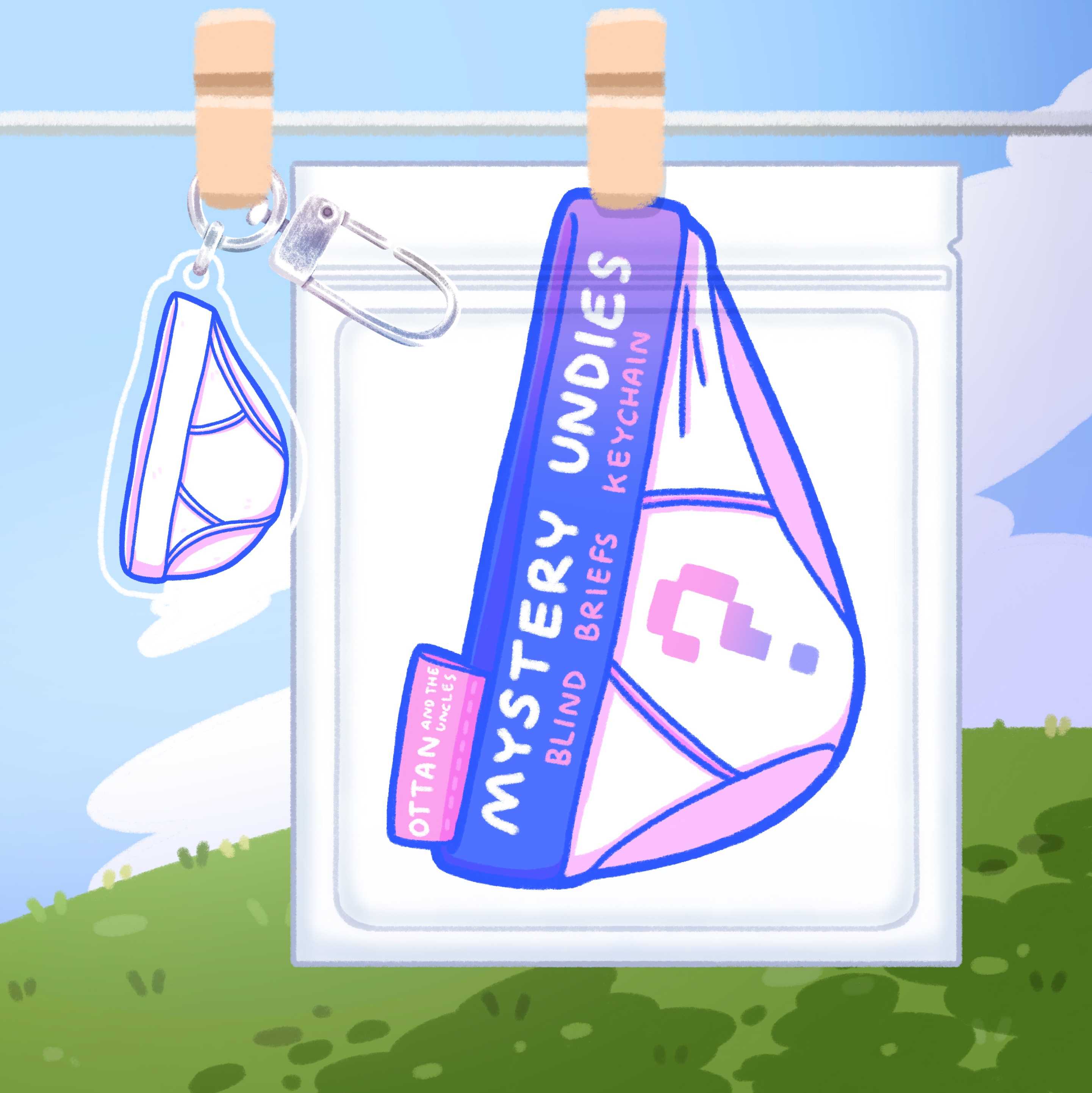 ซองสุ่มพวงกุญแจกางเกงในลุง