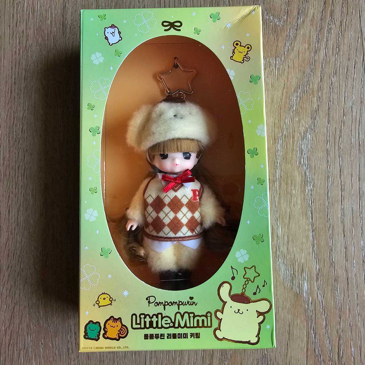 พวงกุญแจตุ๊กตา Little Mimi x Pompompurin