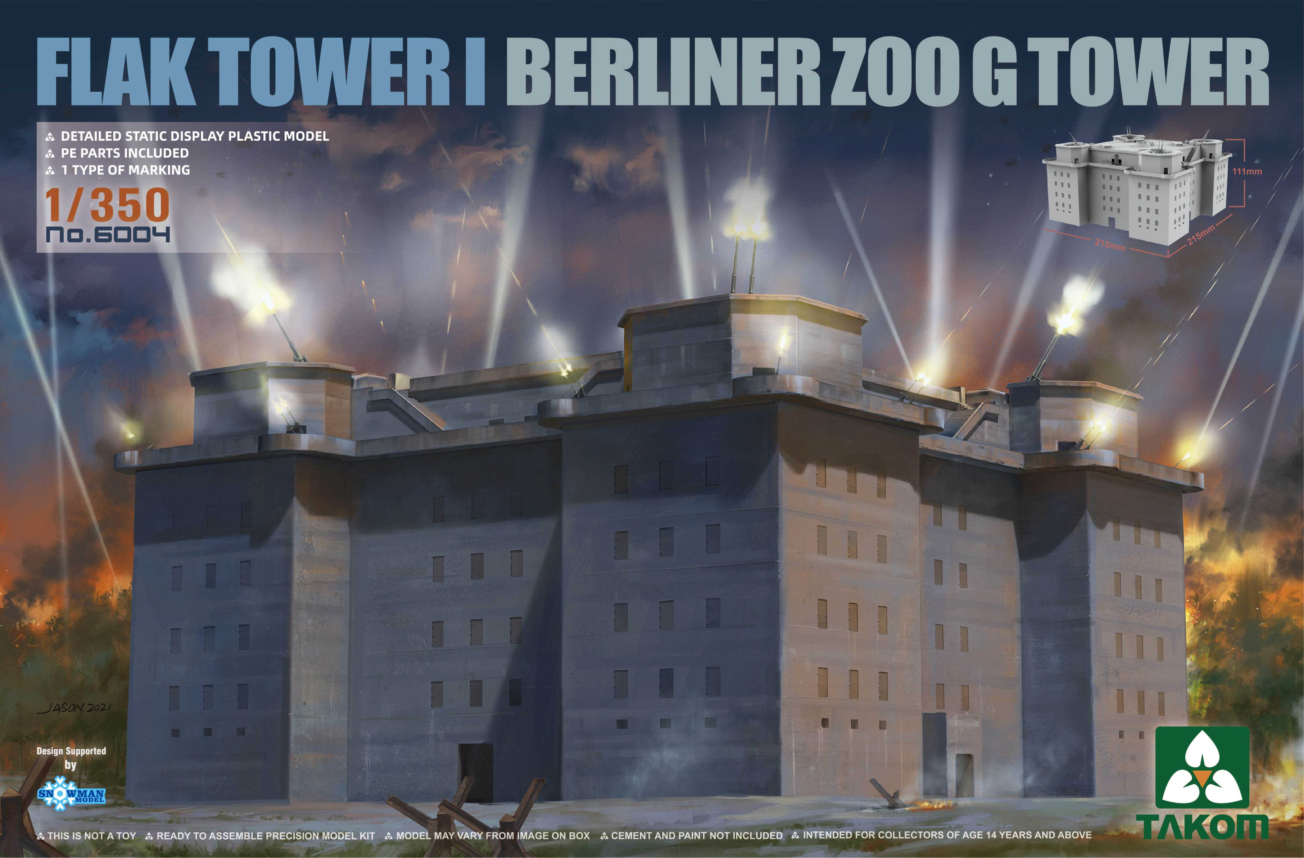 1/350 FLAK TOWER I BERLINER ZOO G TOWER
