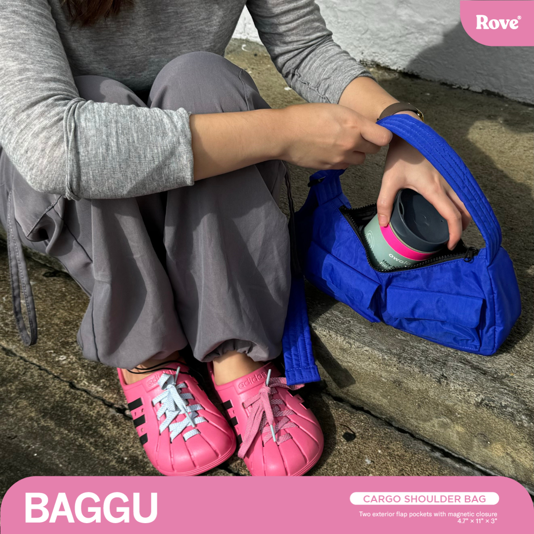 BAGGU Cargo Shoulder Bag - Lapis