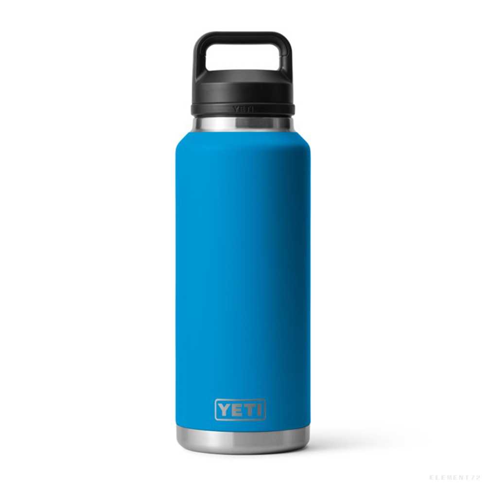 YETI กระบอกน้ำเยติ เก็บความเย็น รุ่น RAMBLER 46 OZ BOTTLE CHUG BIG WAVE BLUE