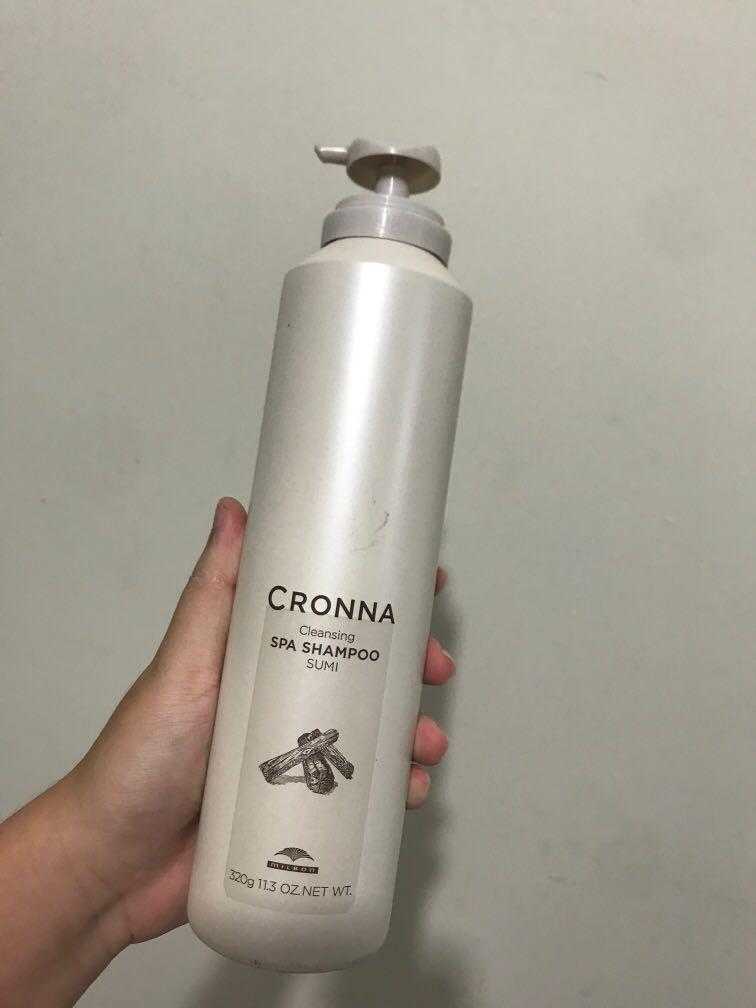 MILBON CRONNA CLEANSING SPA 320 ML.แชมพูสำหรับหนังศรีษะมันทำความสะอาดสิ่งตกค้าง